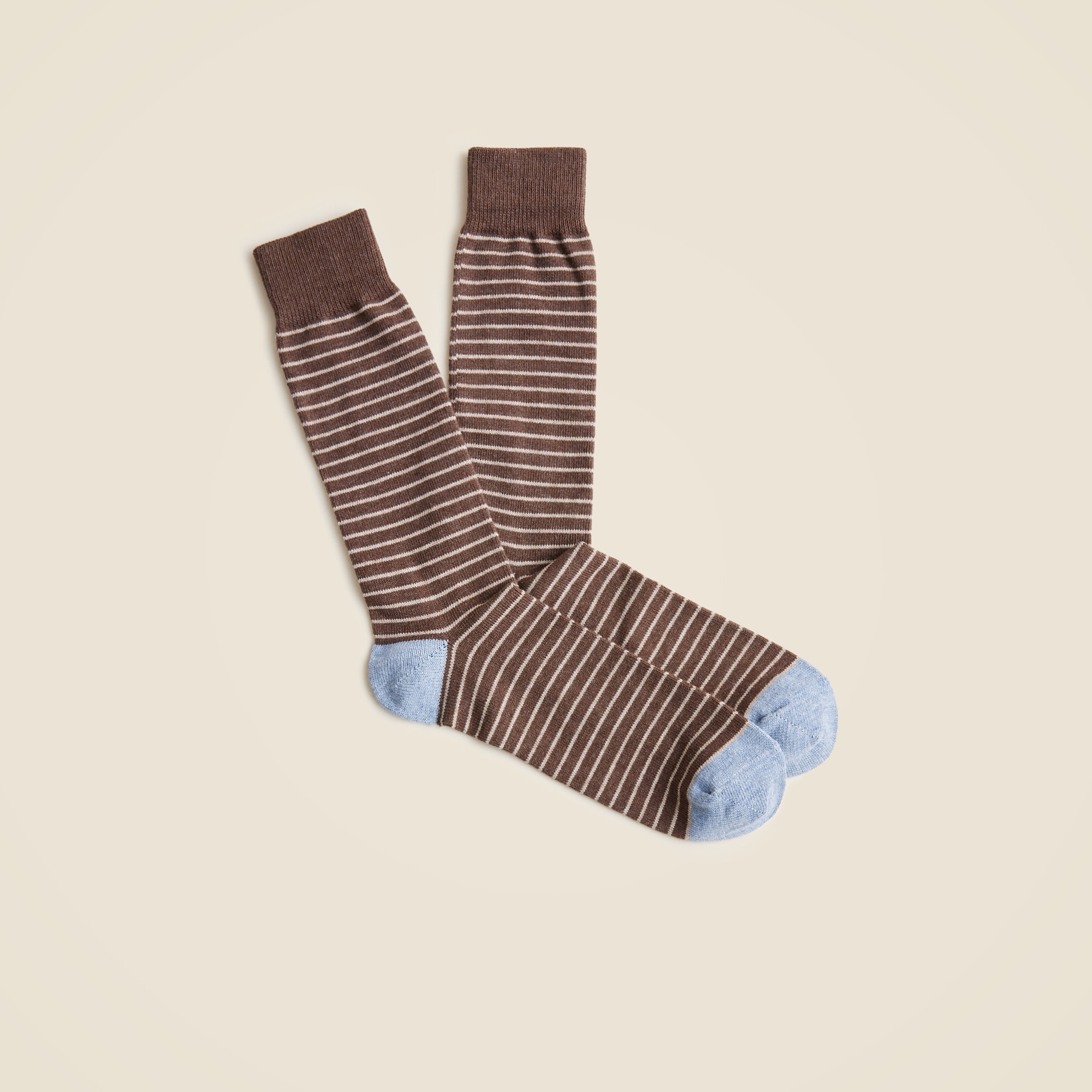 mens Tipped microstripe socks