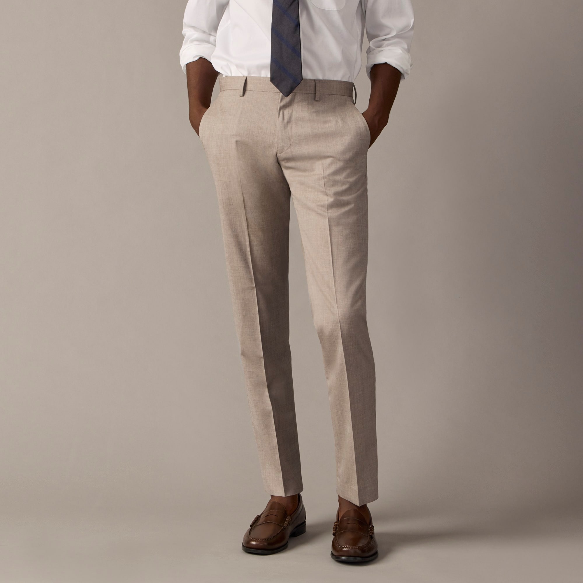 mens Ludlow Slim-fit suit pant in Italian wool