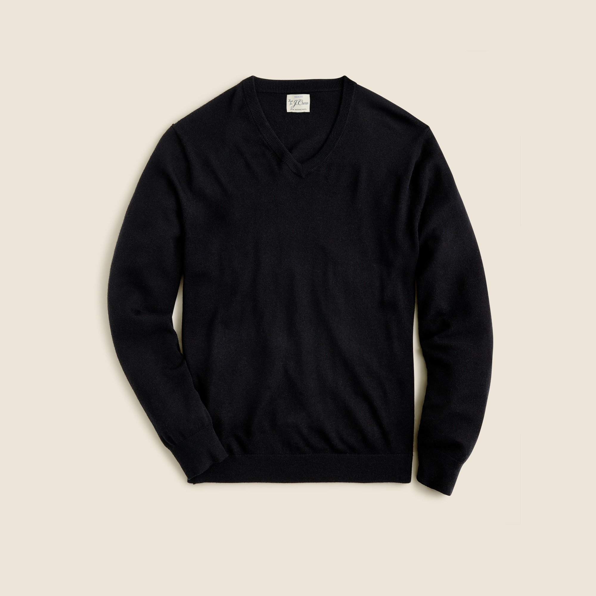 mens Merino wool V-neck sweater