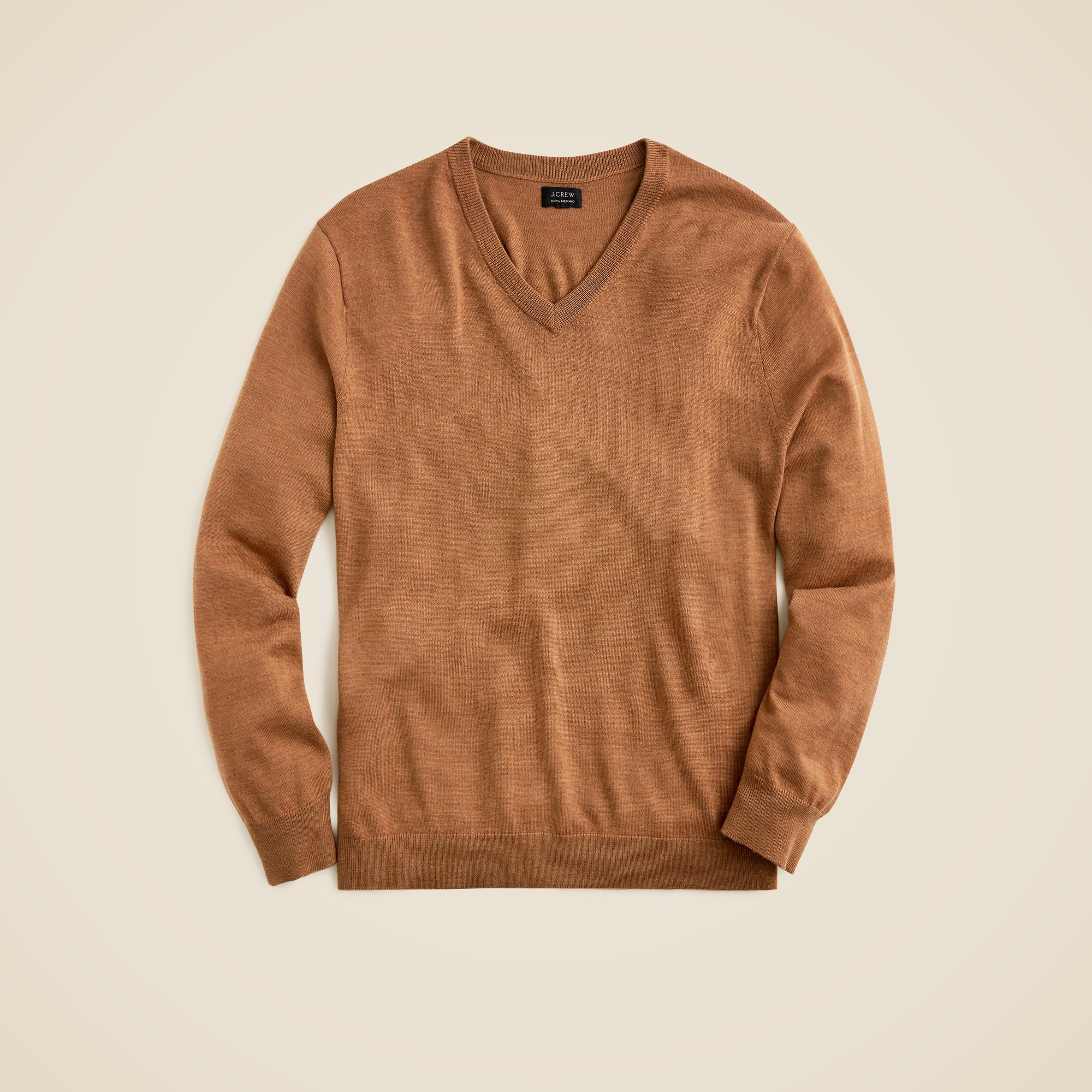 mens Merino wool V-neck sweater