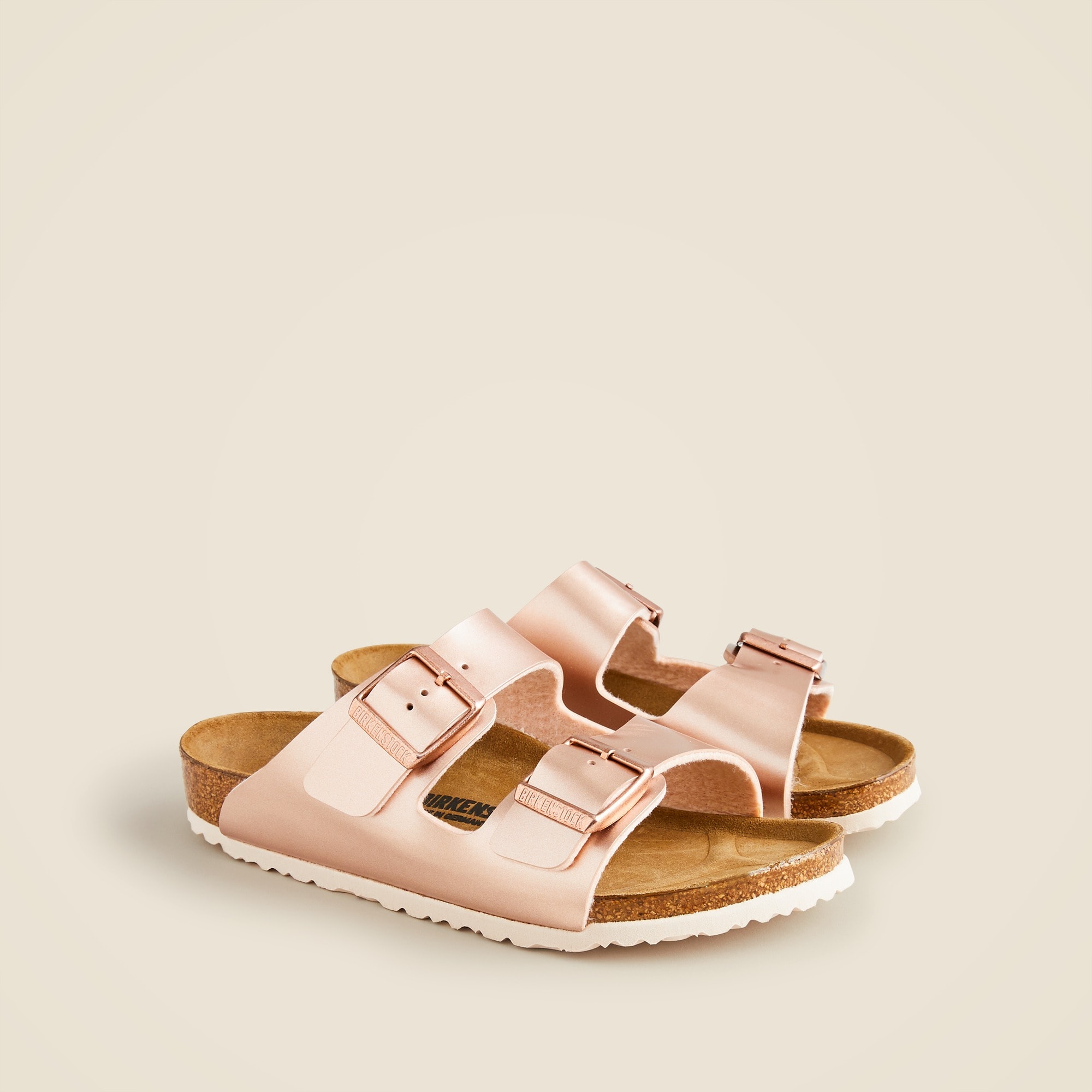 girls Girls' Birkenstock&reg; Arizona sandals in rose gold