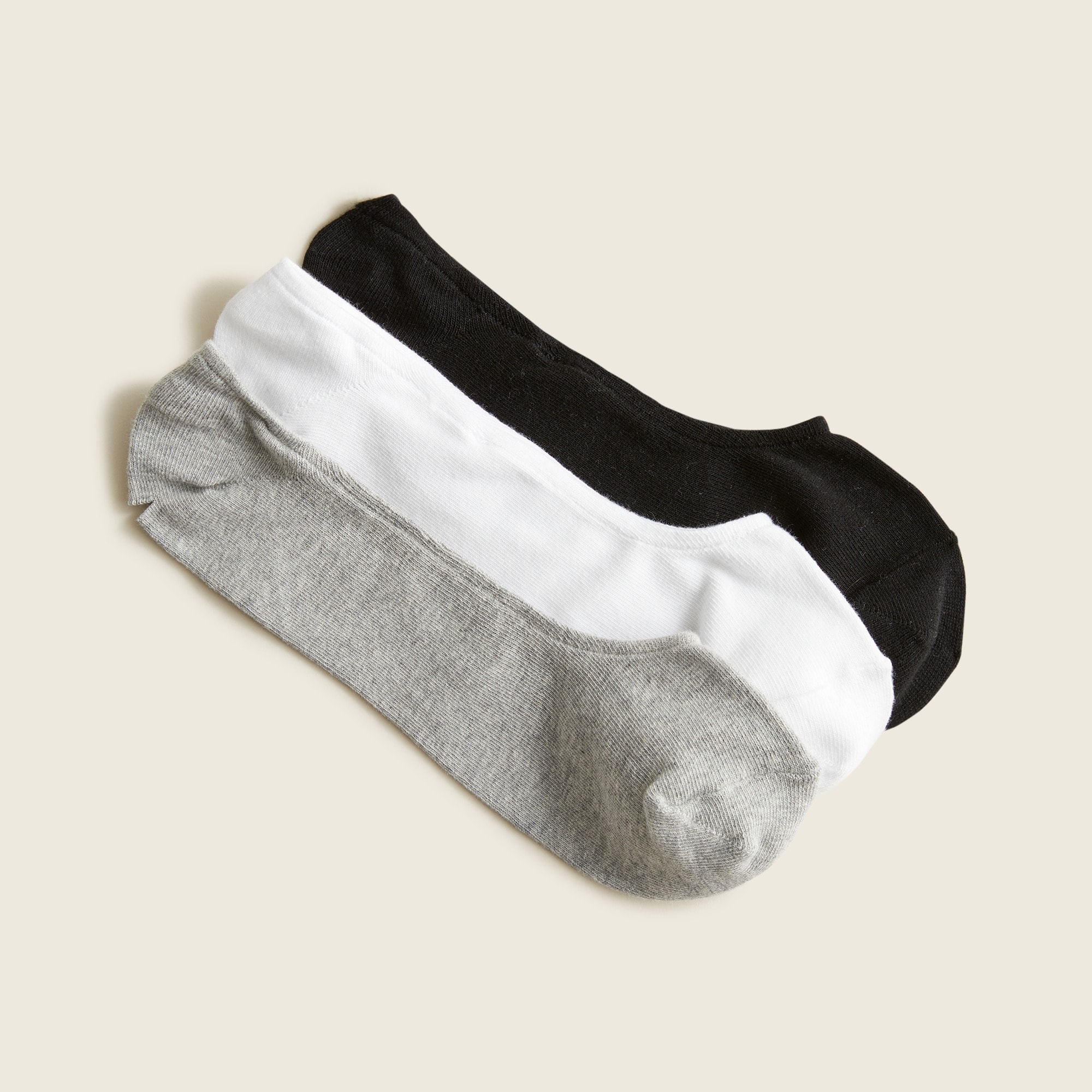 mens No-show socks three-pack