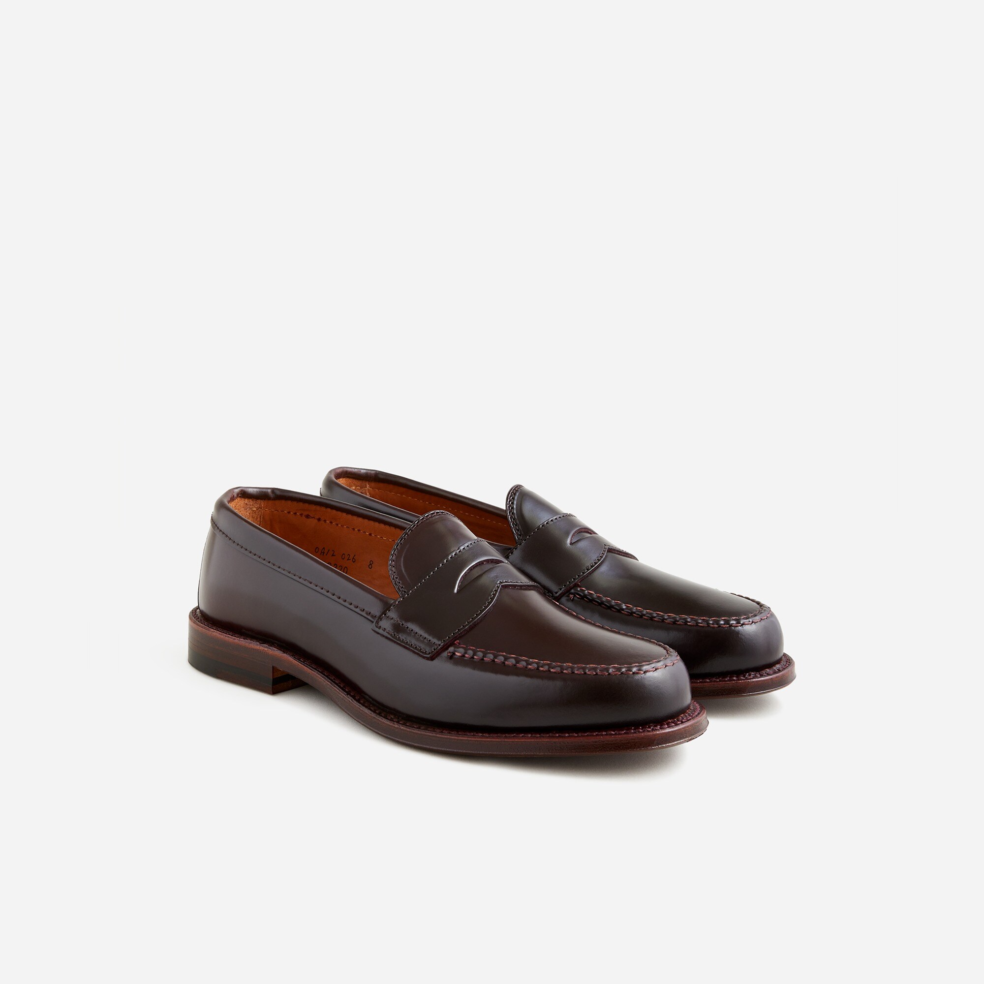 mens Alden® for J.Crew cordovan penny loafers