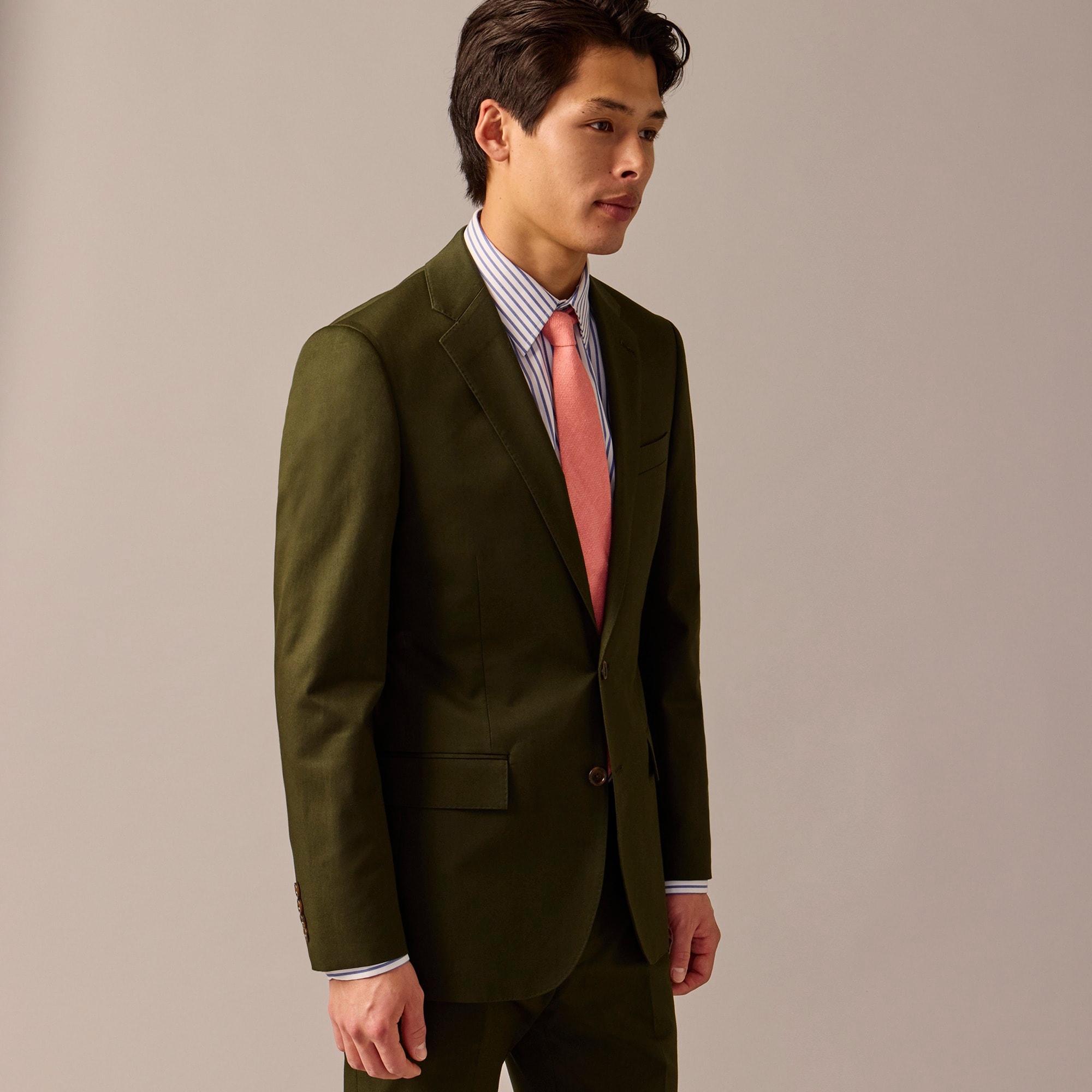 Ludlow Slim-fit suit jacket in Italian chino