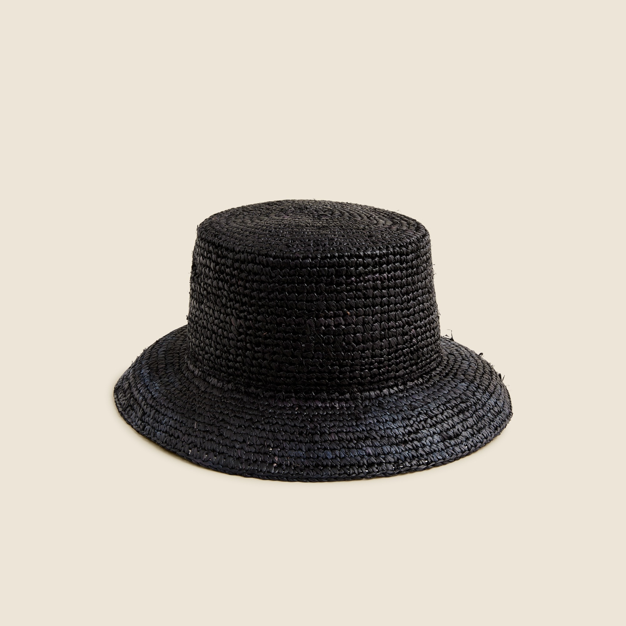 womens Raffia bucket hat