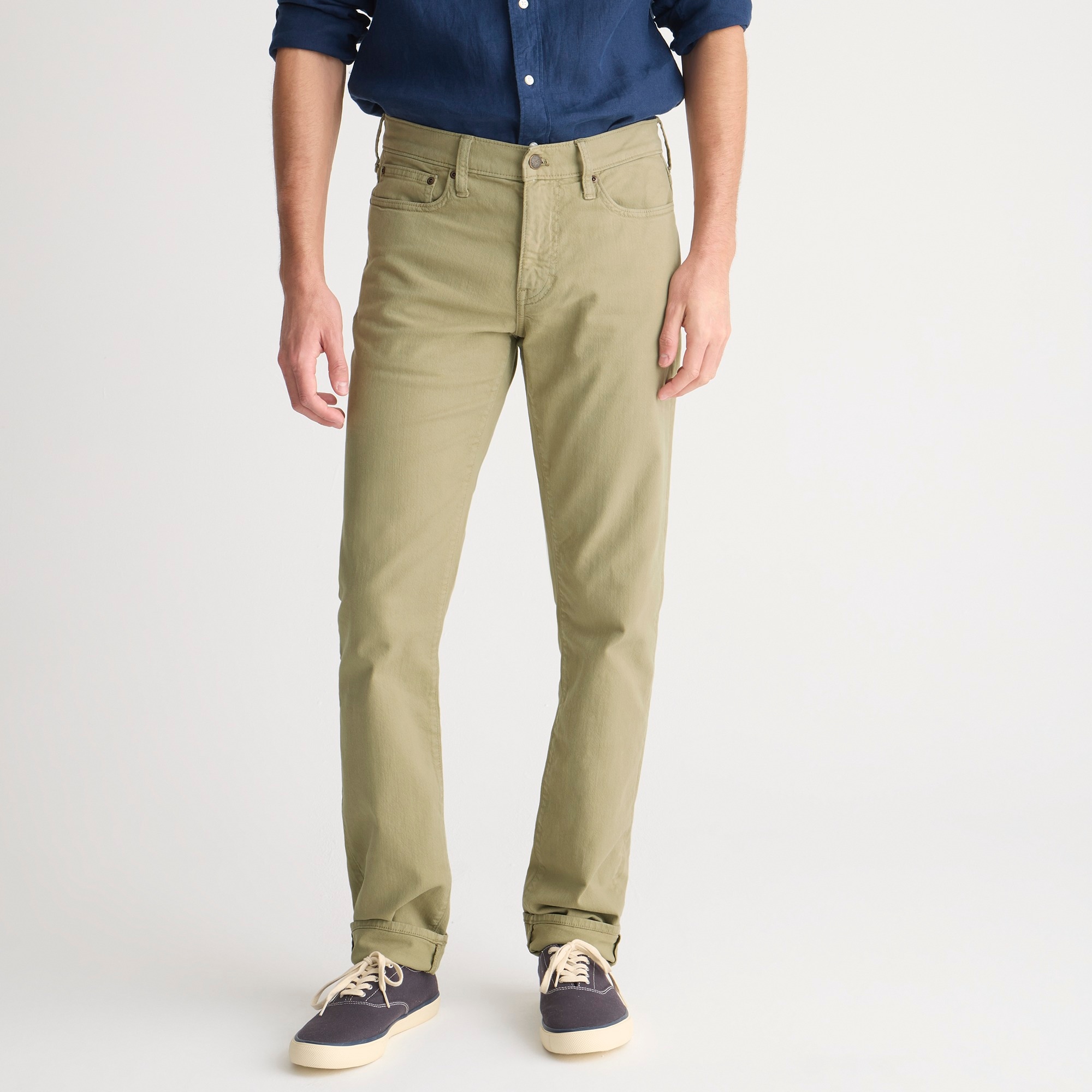 mens 484 Slim-fit garment-dyed five-pocket pant