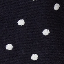 Bird's-eye print socks NAVY WHITE DOT