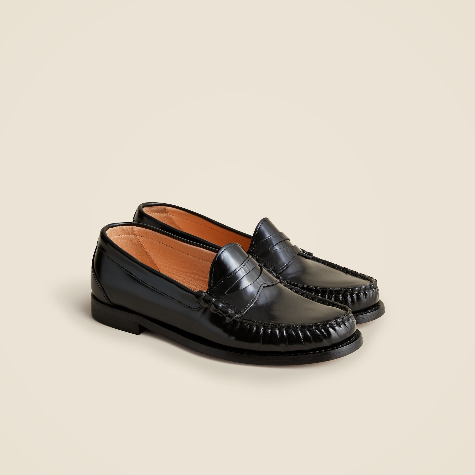 womens Winona penny loafers in spazzolato leather