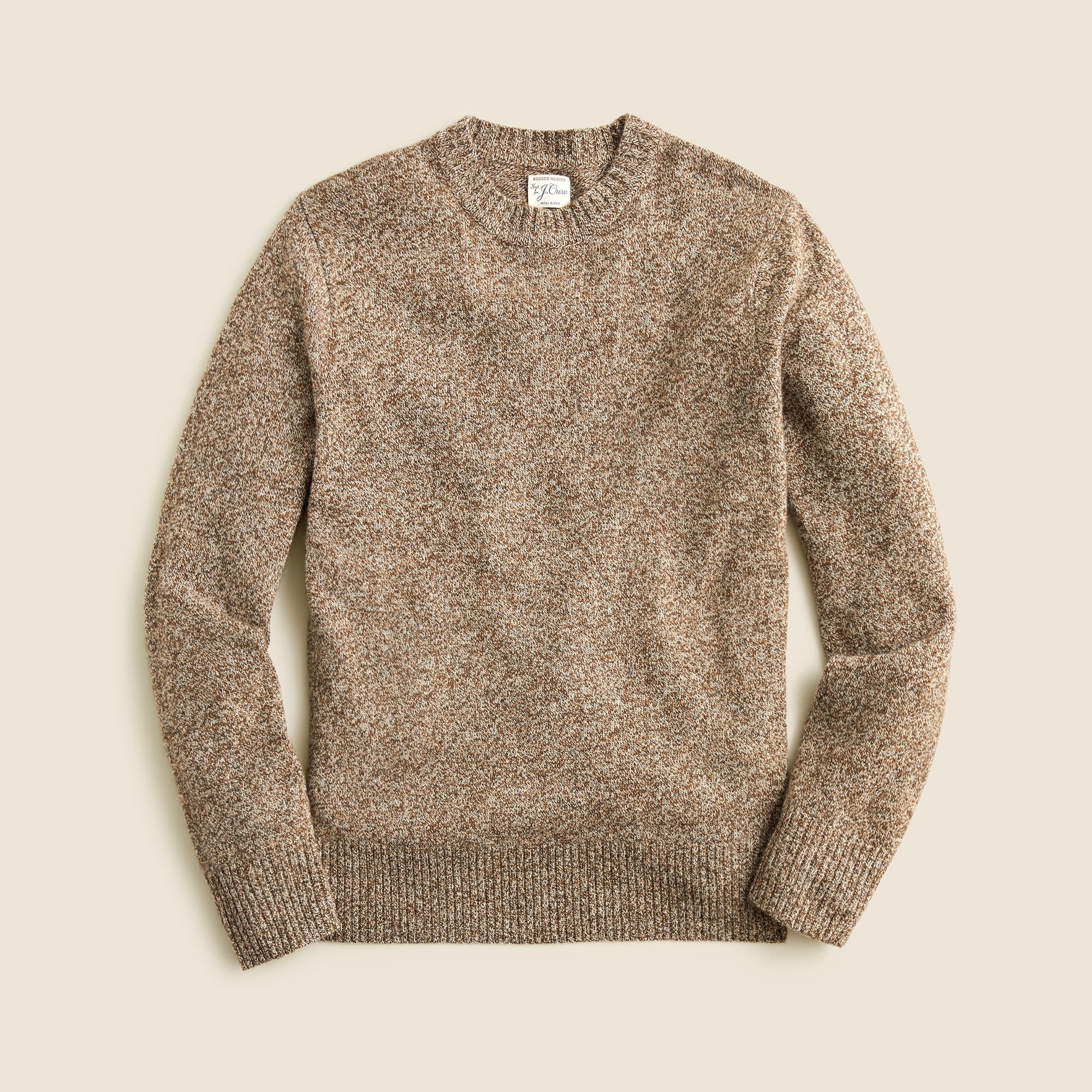 mens Marled rugged merino wool-blend sweater