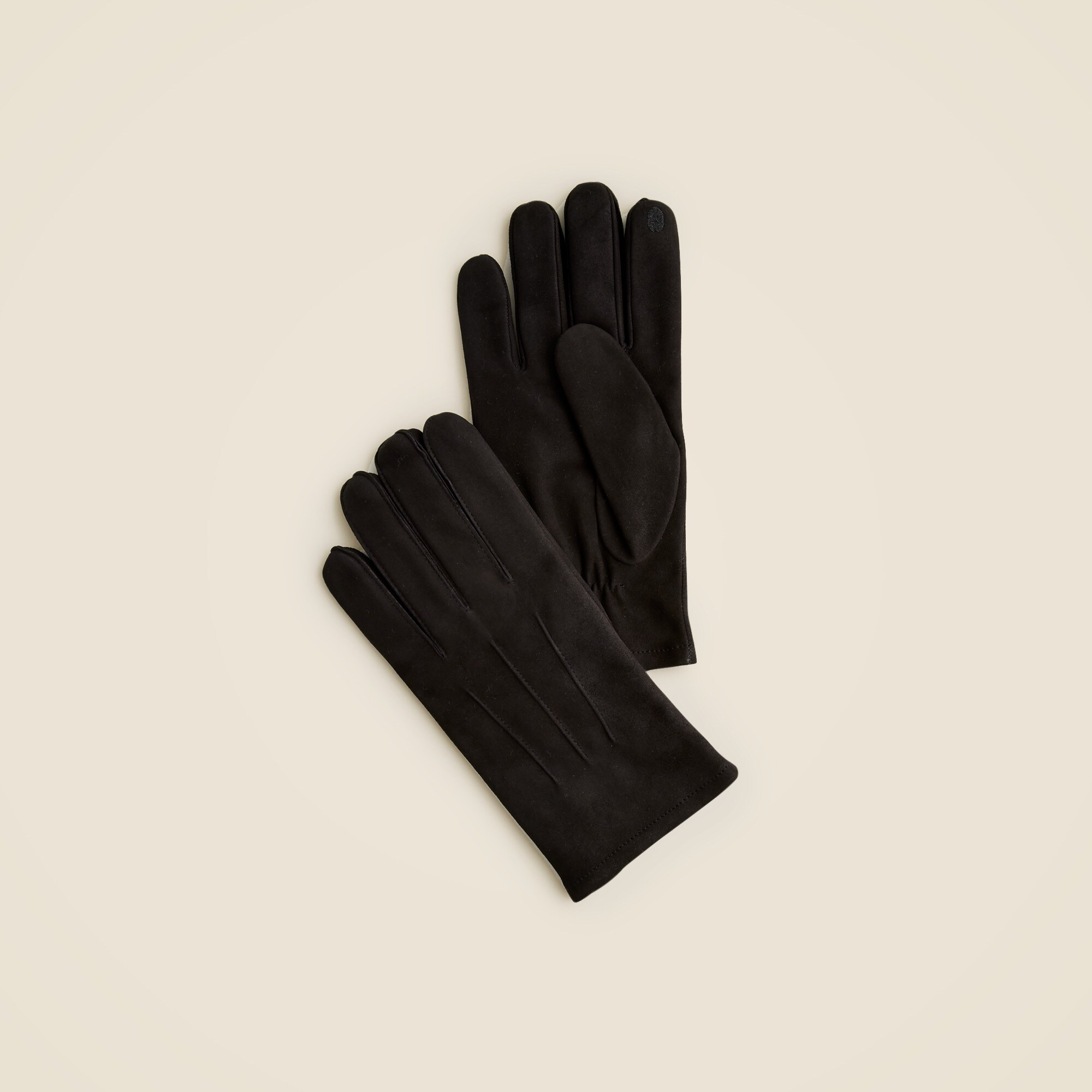 mens Cashmere-lined suede gloves