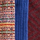 Lambswool-blend socks three-pack COBALT FAIR ISLE MIX