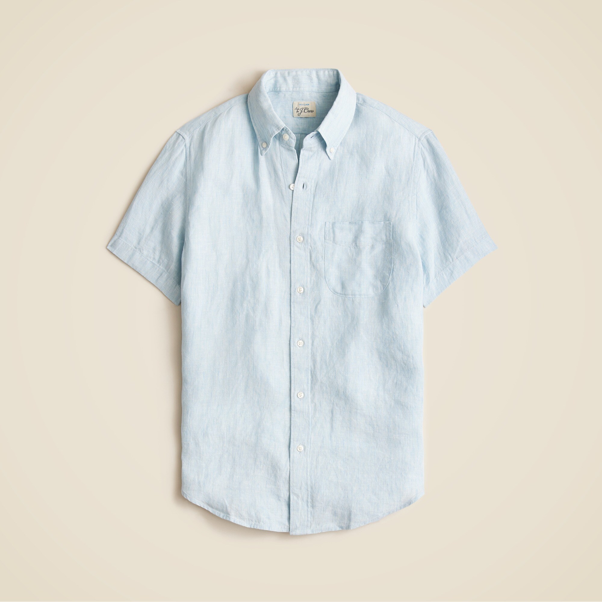 mens Short-sleeve Baird McNutt Irish linen shirt