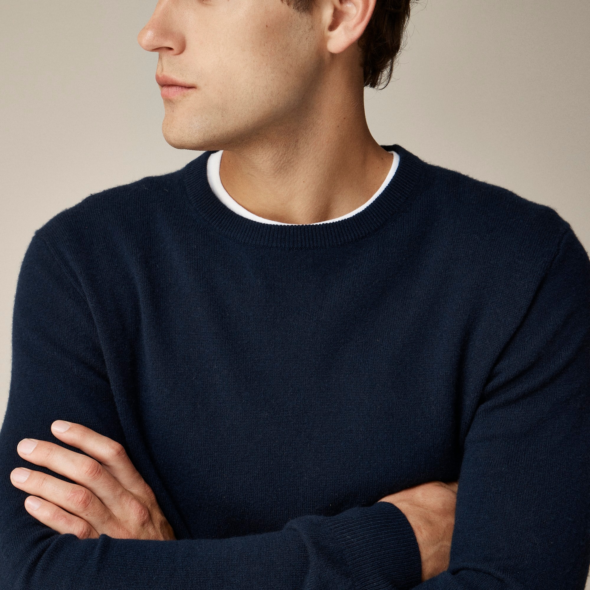 Cashmere crewneck sweater