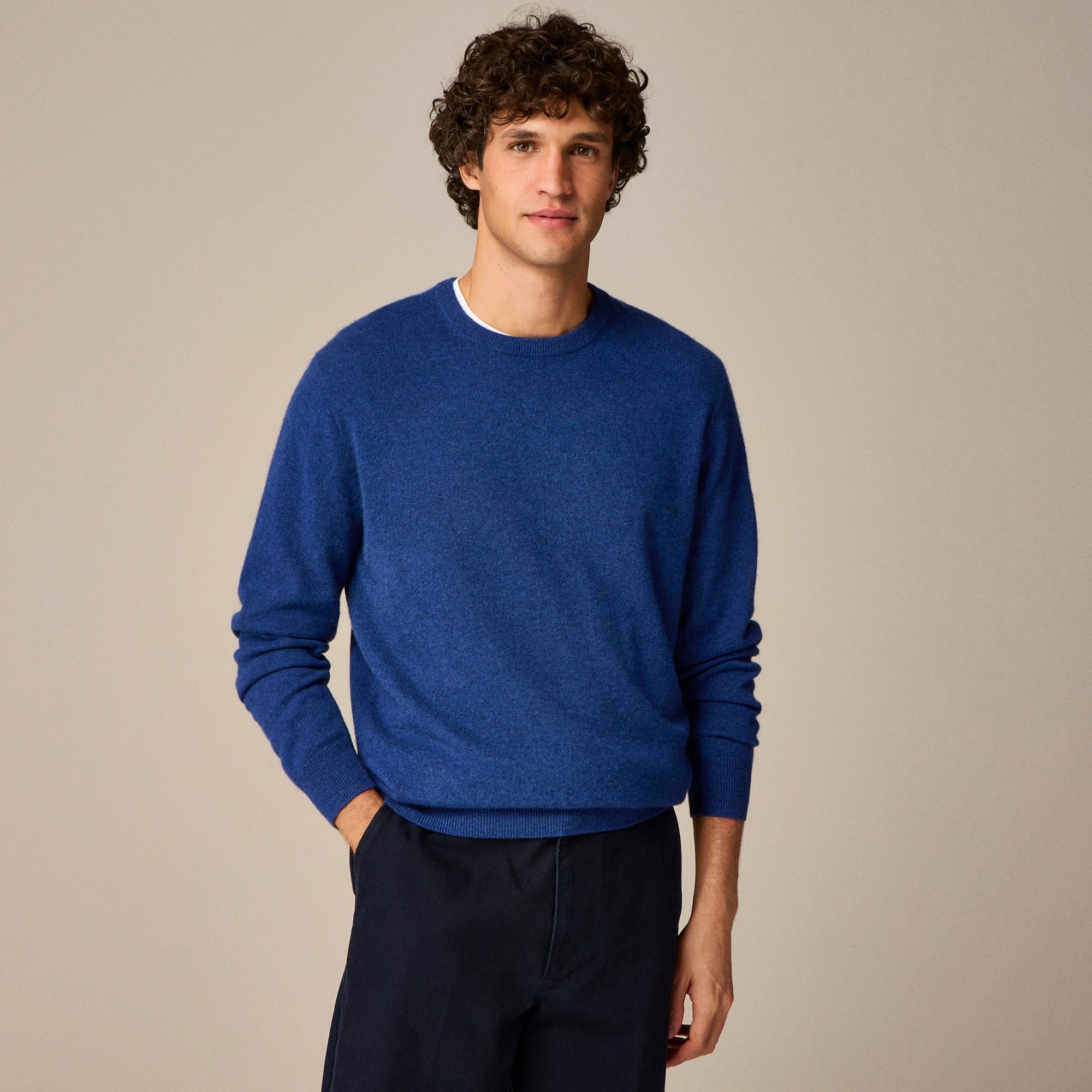 mens Cashmere crewneck sweater