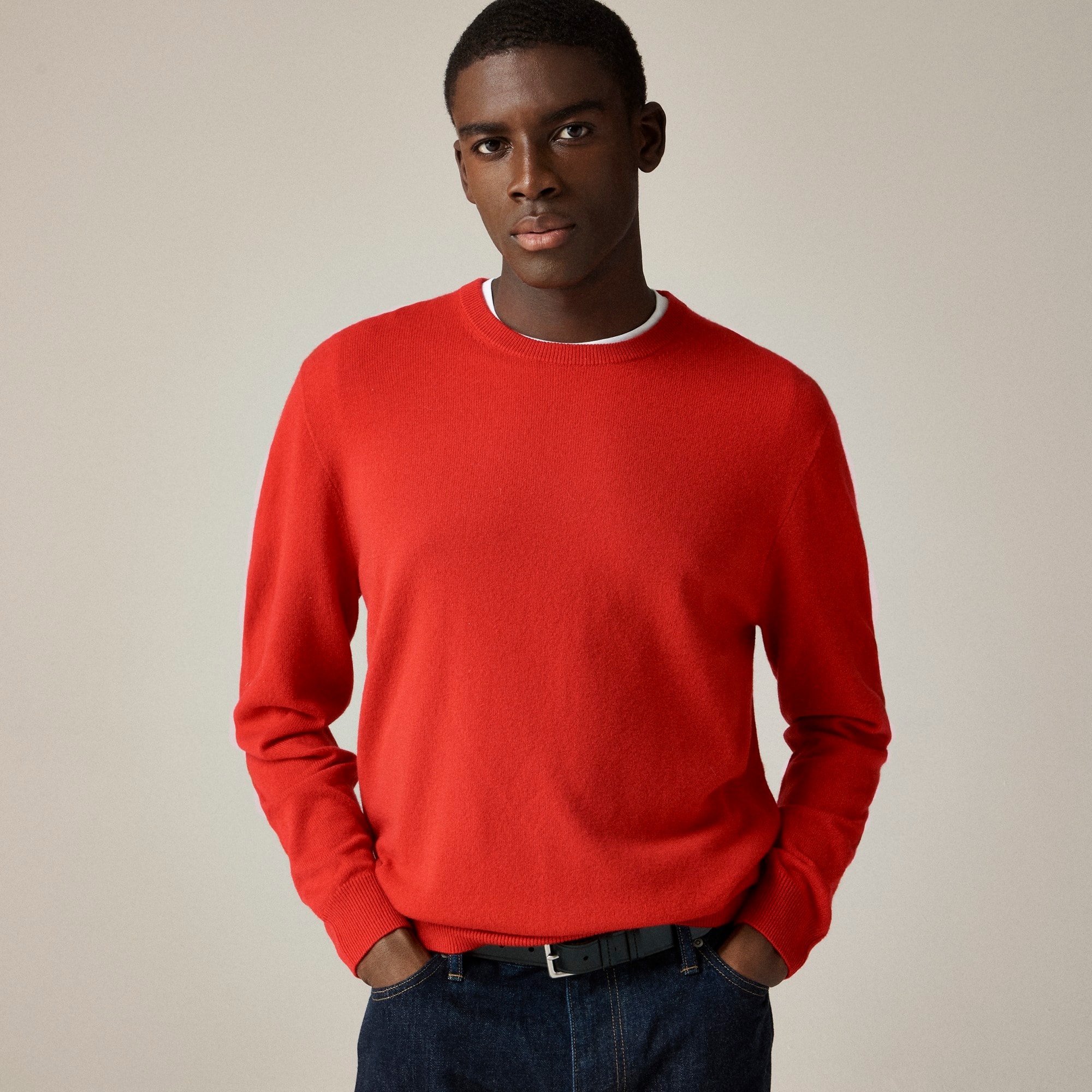 mens Cashmere crewneck sweater