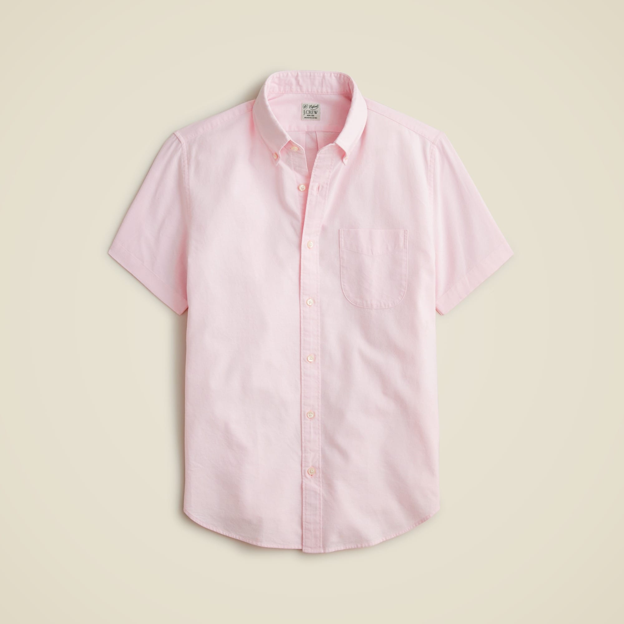 mens Short-sleeve Broken-in organic cotton oxford shirt