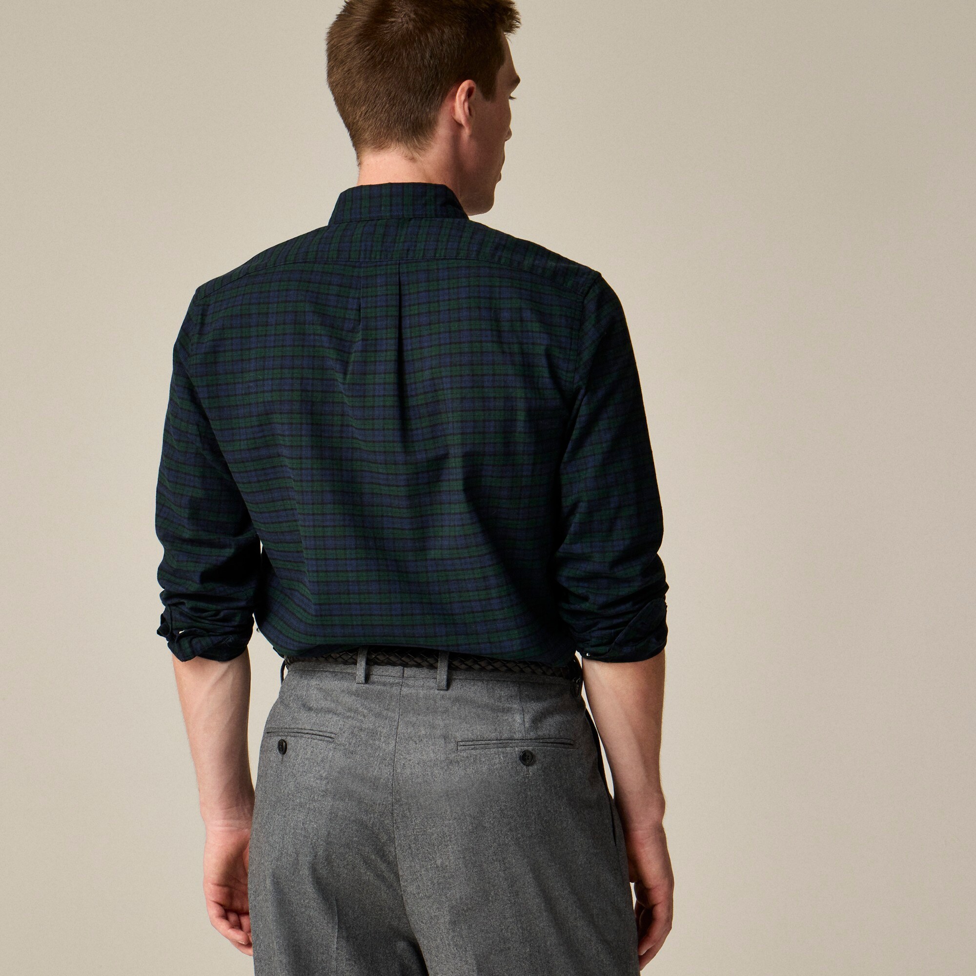 Broken-in organic cotton oxford shirt