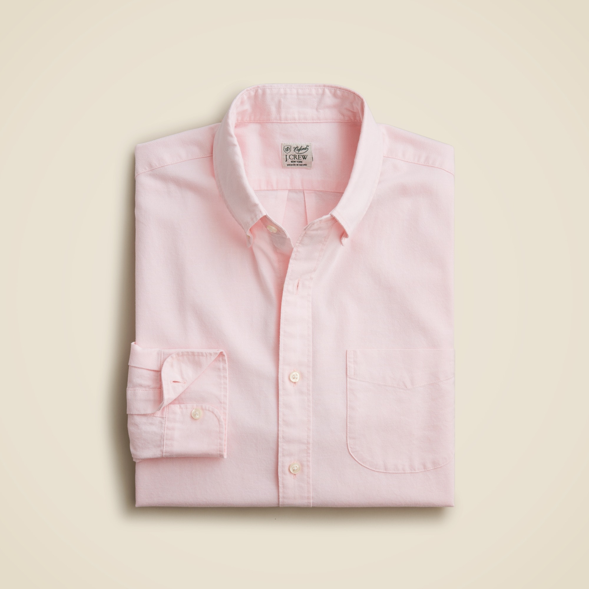 mens Broken-in organic cotton oxford shirt