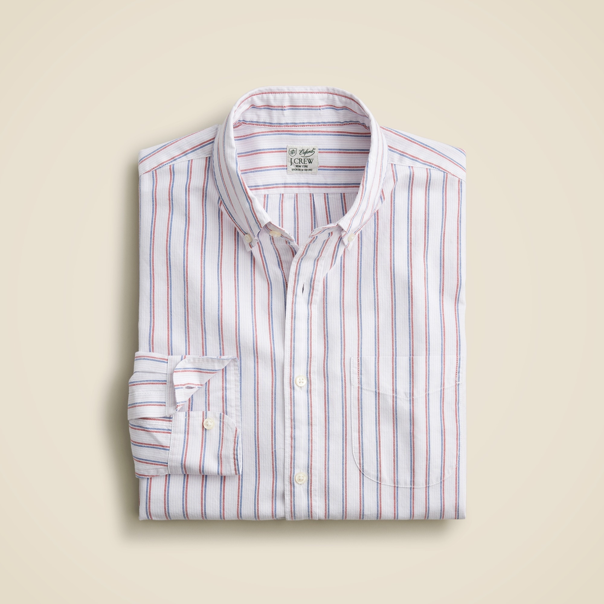 mens Slim Broken-in organic cotton oxford shirt