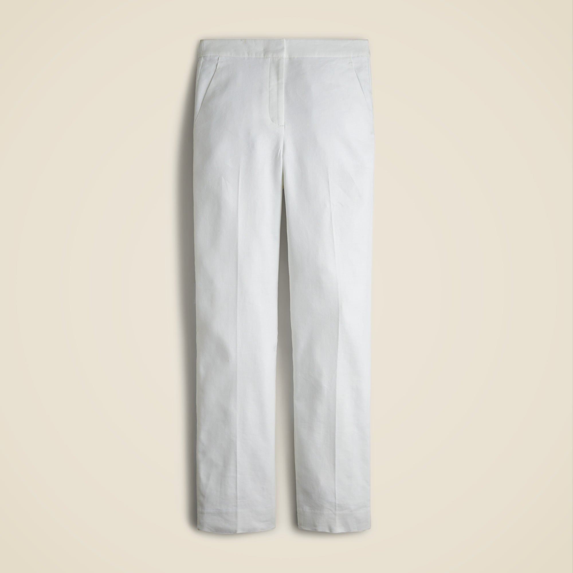  Kate straight-leg pant in stretch linen blend