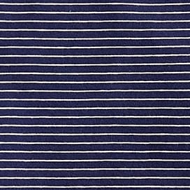 Cotton T-shirt in stripe NAVY IVORY