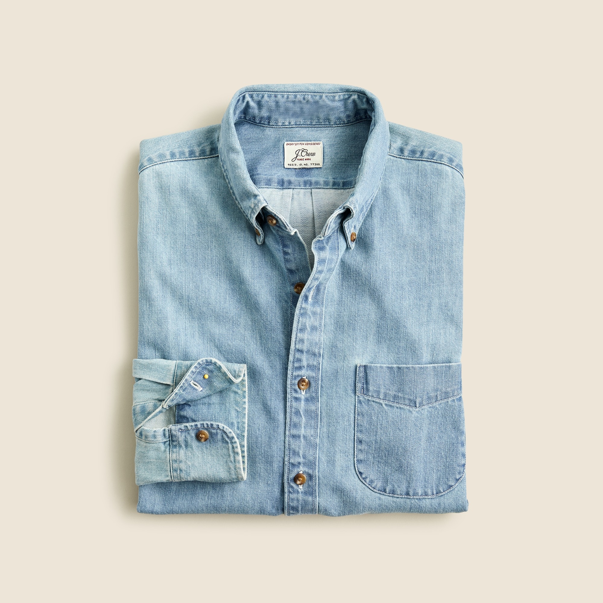 Midweight denim workshirt