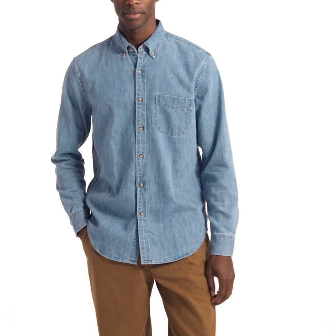 Midweight denim workshirt