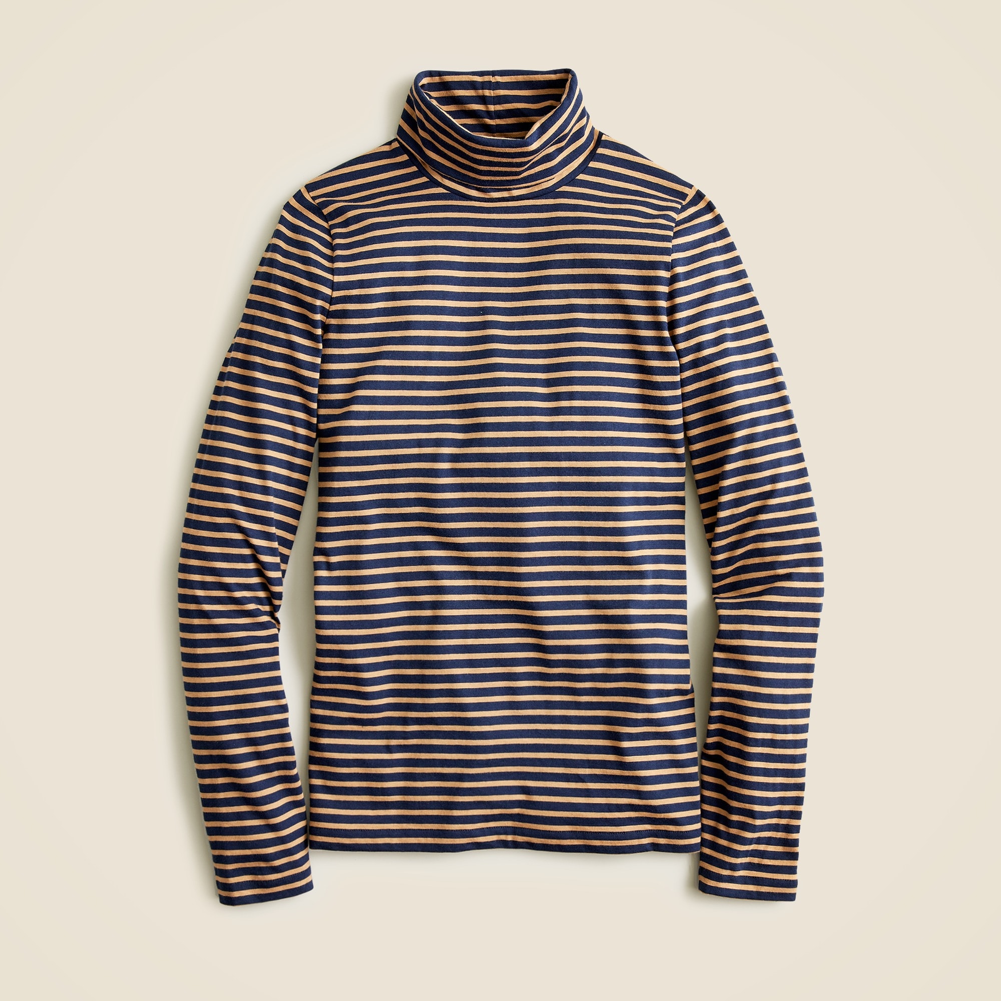  Tissue turtleneck in stripe