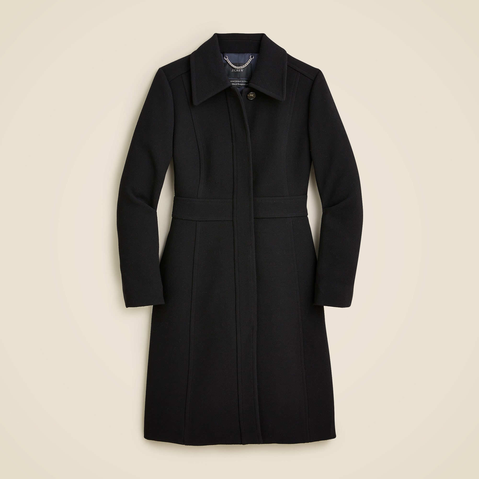  New lady day topcoat in Italian double-cloth wool blend