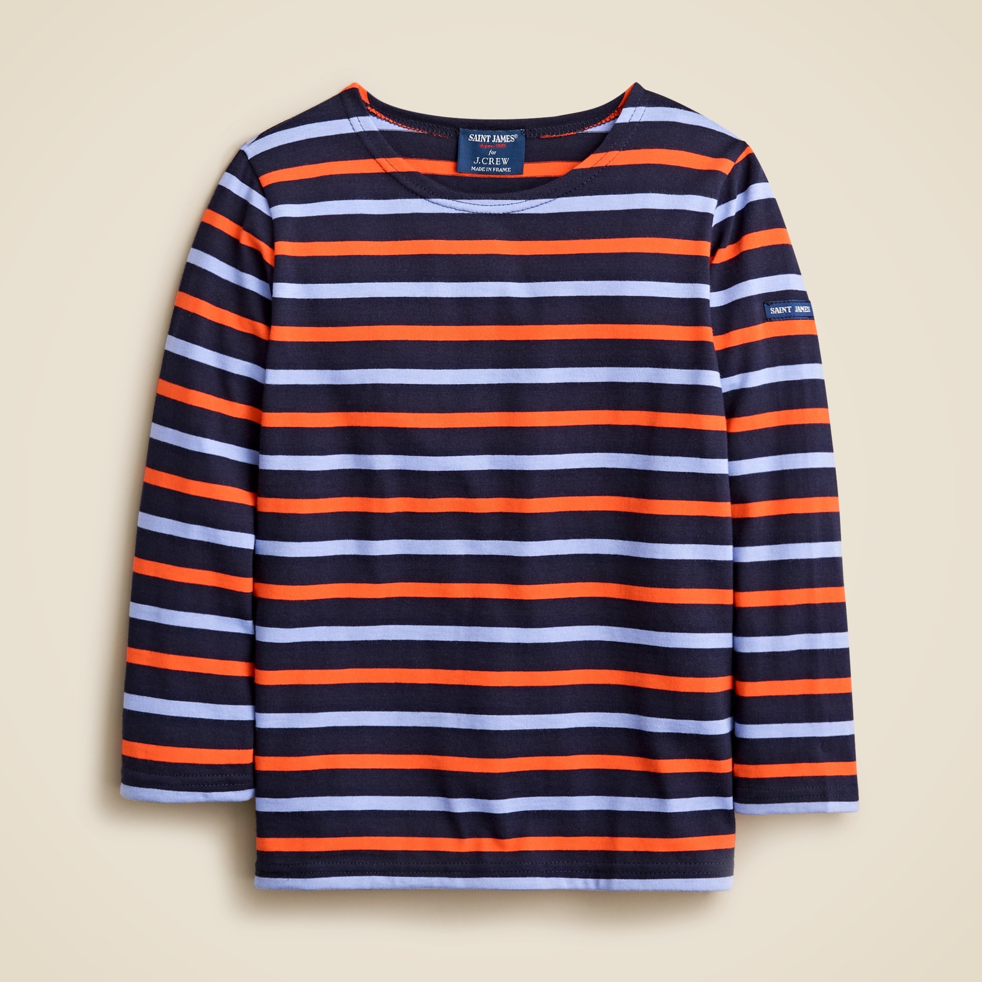 girls Saint James&reg; X crewcuts long-sleeve striped T-shirt