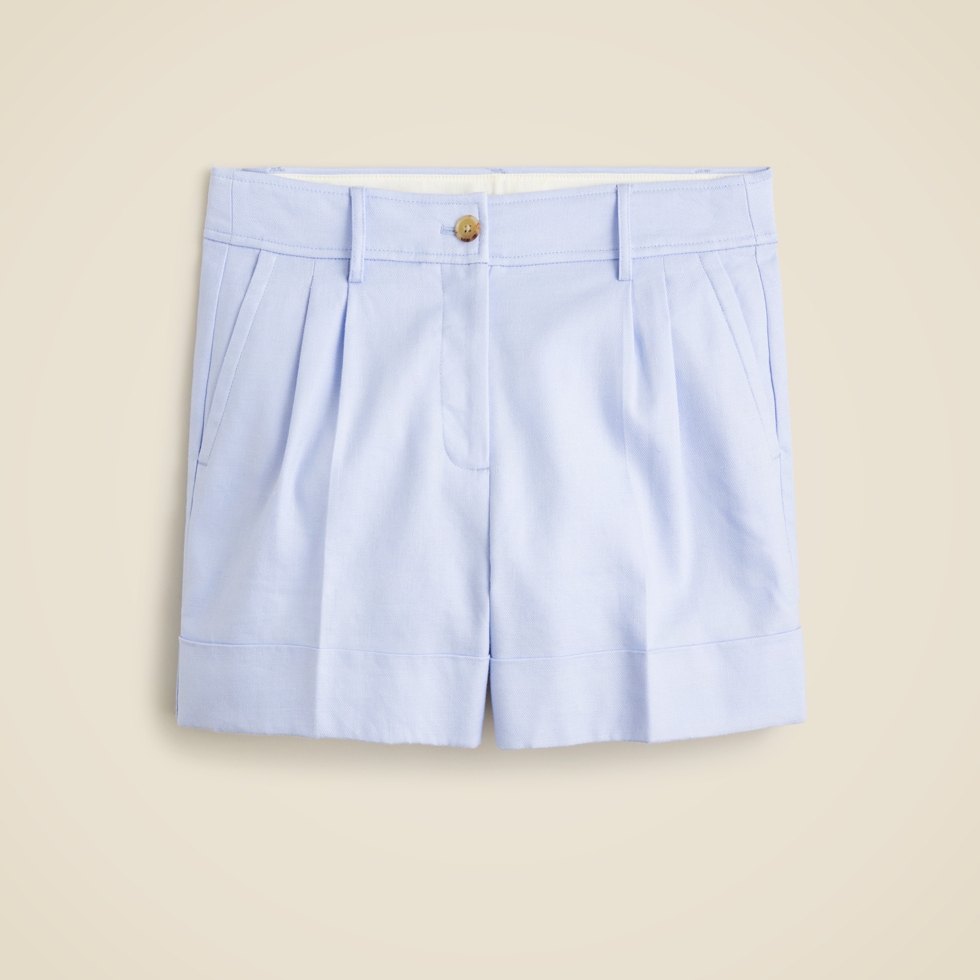  Remi short in stretch linen blend