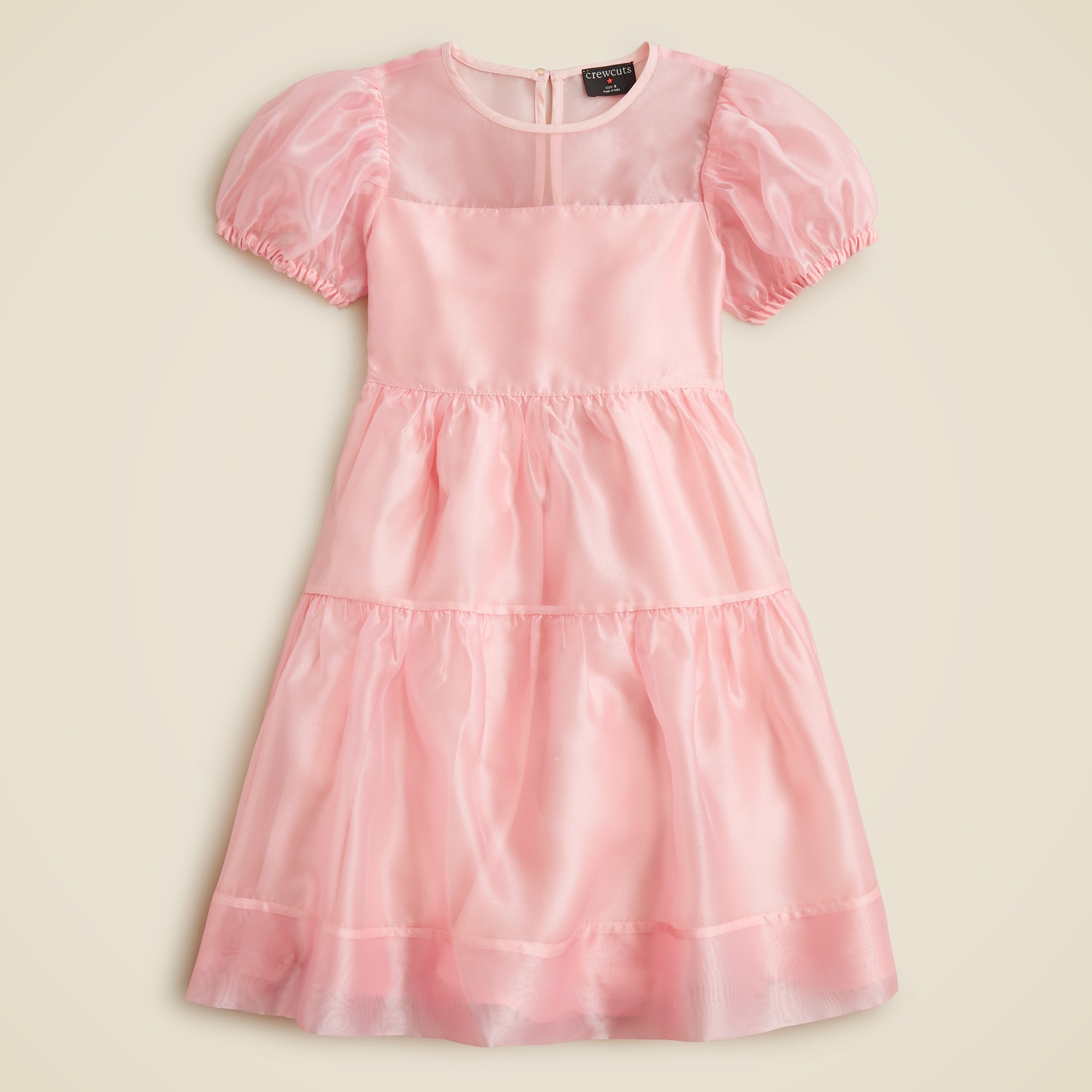  Girls&apos; organza tiered dress