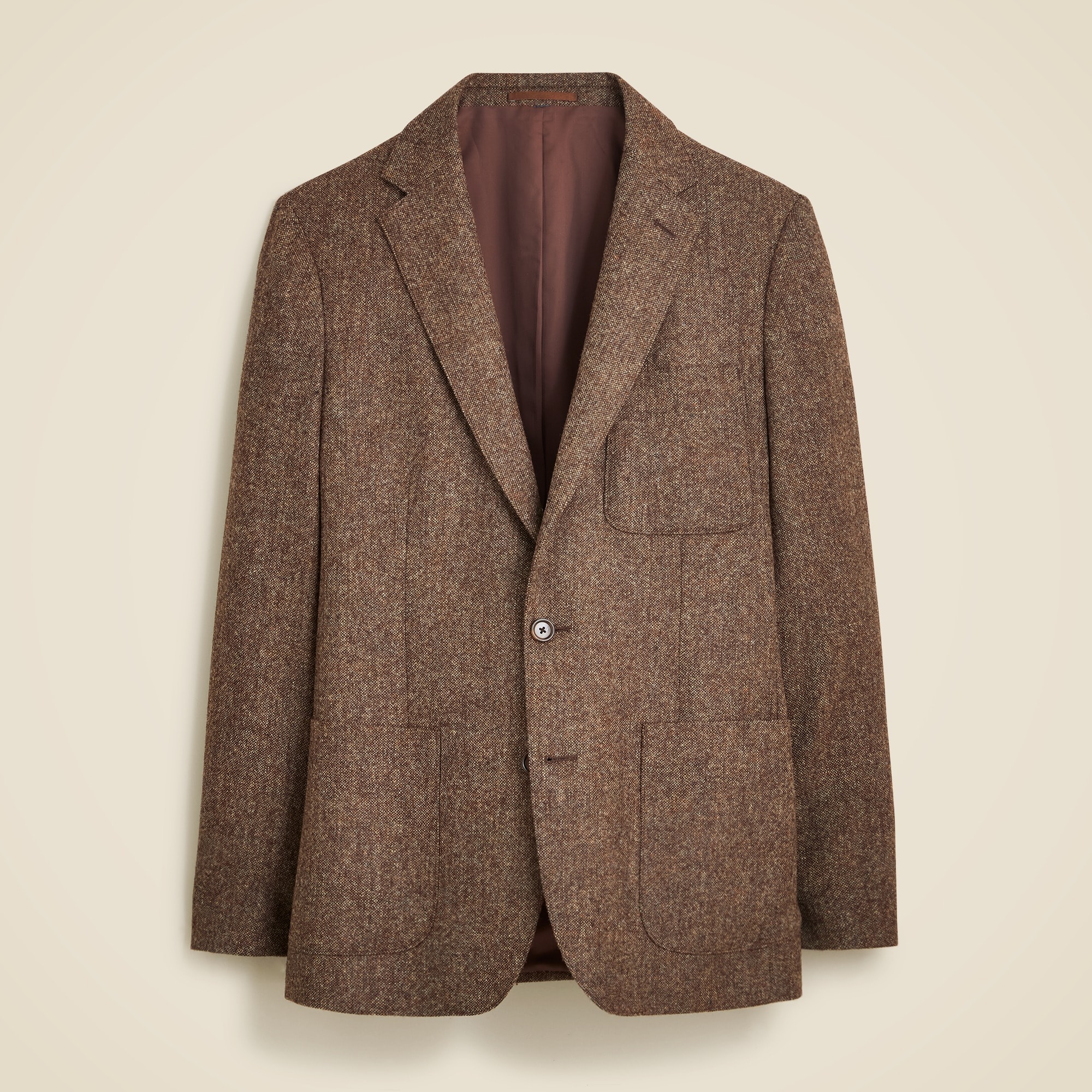 mens Ludlow Slim-fit suit jacket in English wool tweed