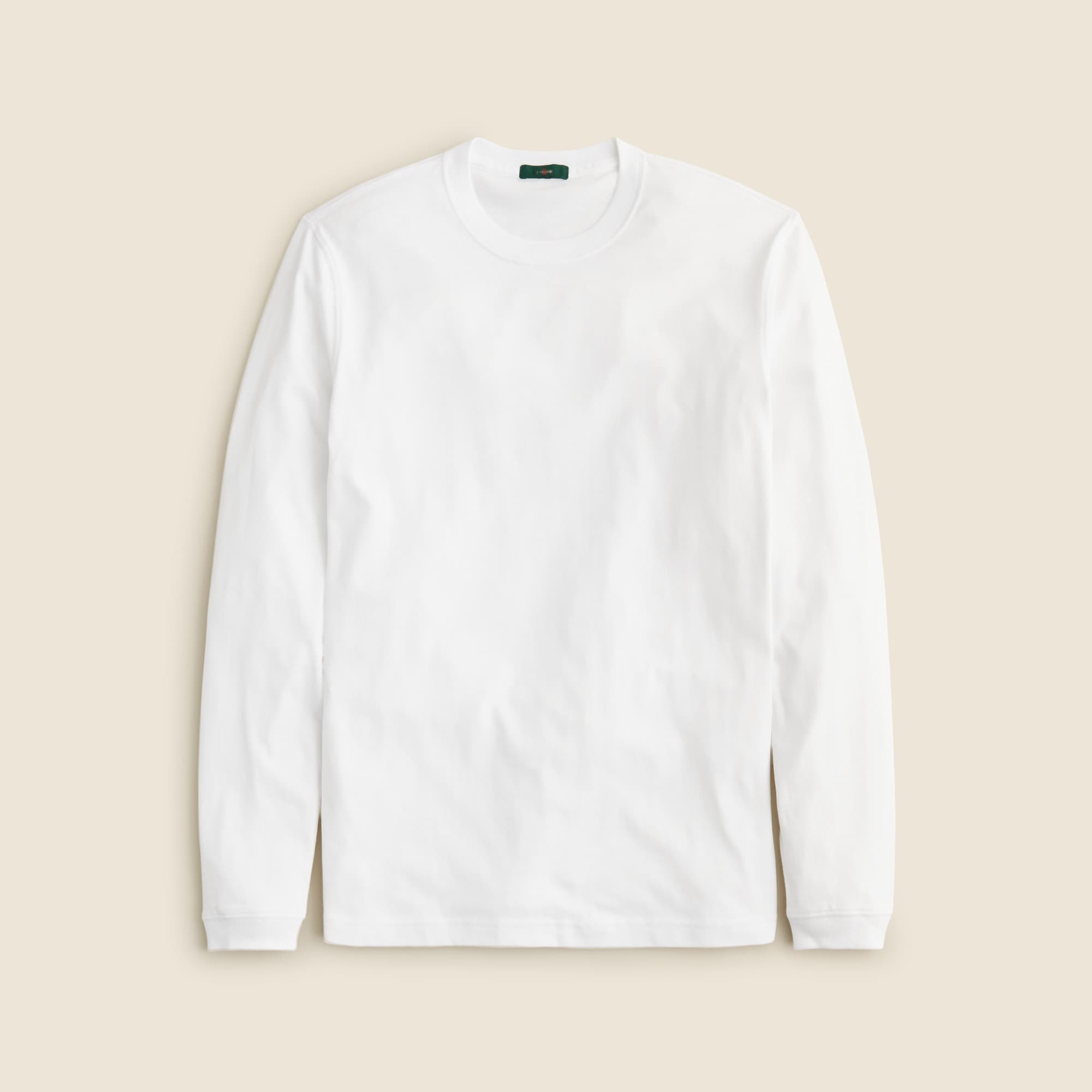  Relaxed long-sleeve premium-weight cotton T-shirt