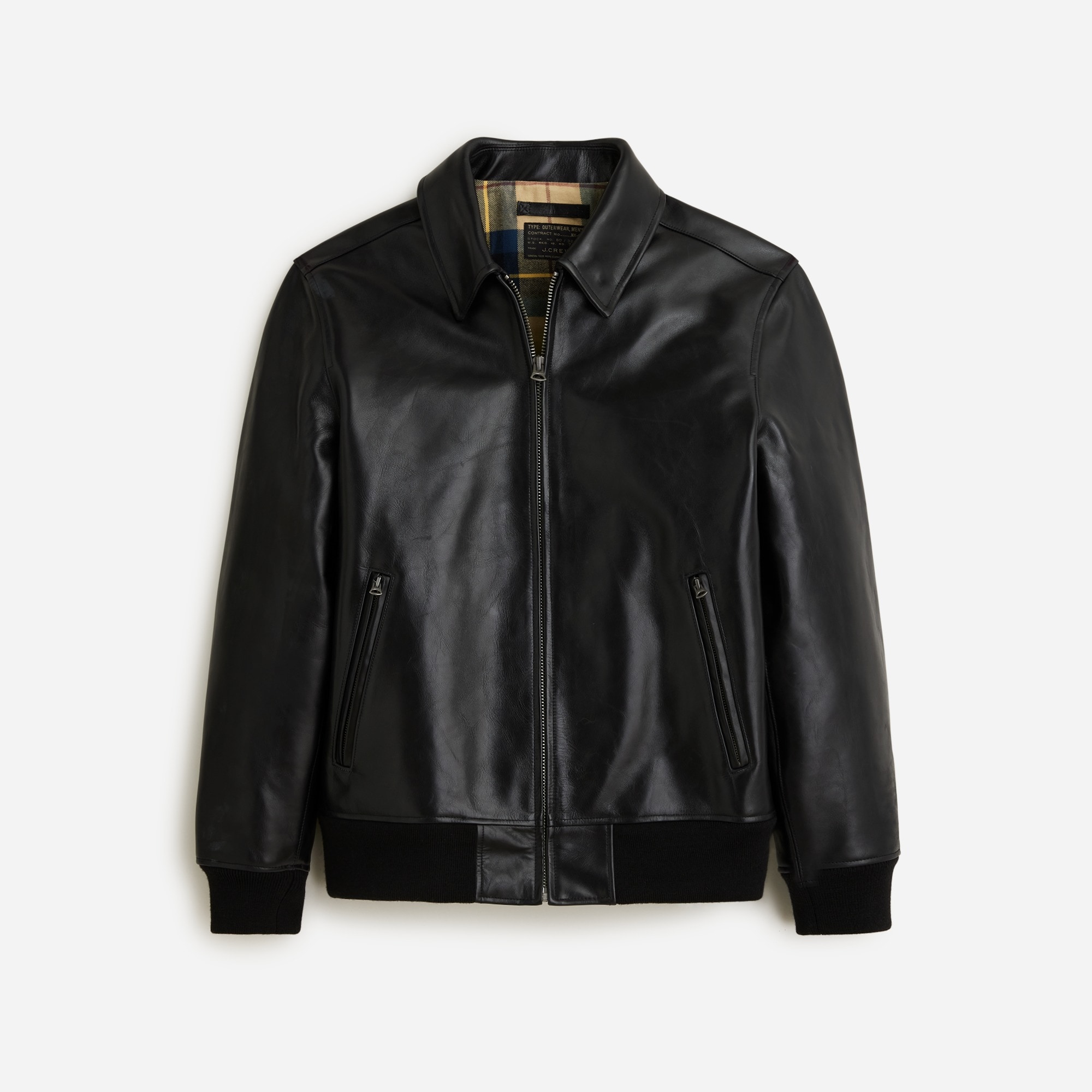 mens Limited-edition flight jacket in Italian leather