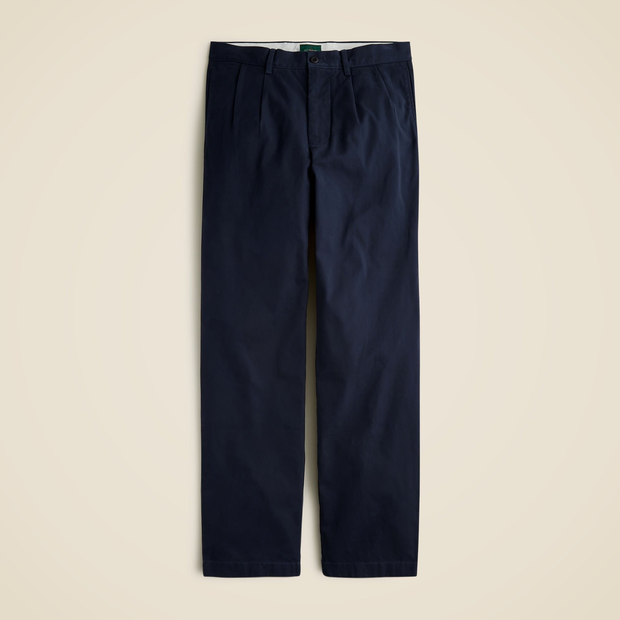  Classic double-pleated chino pant