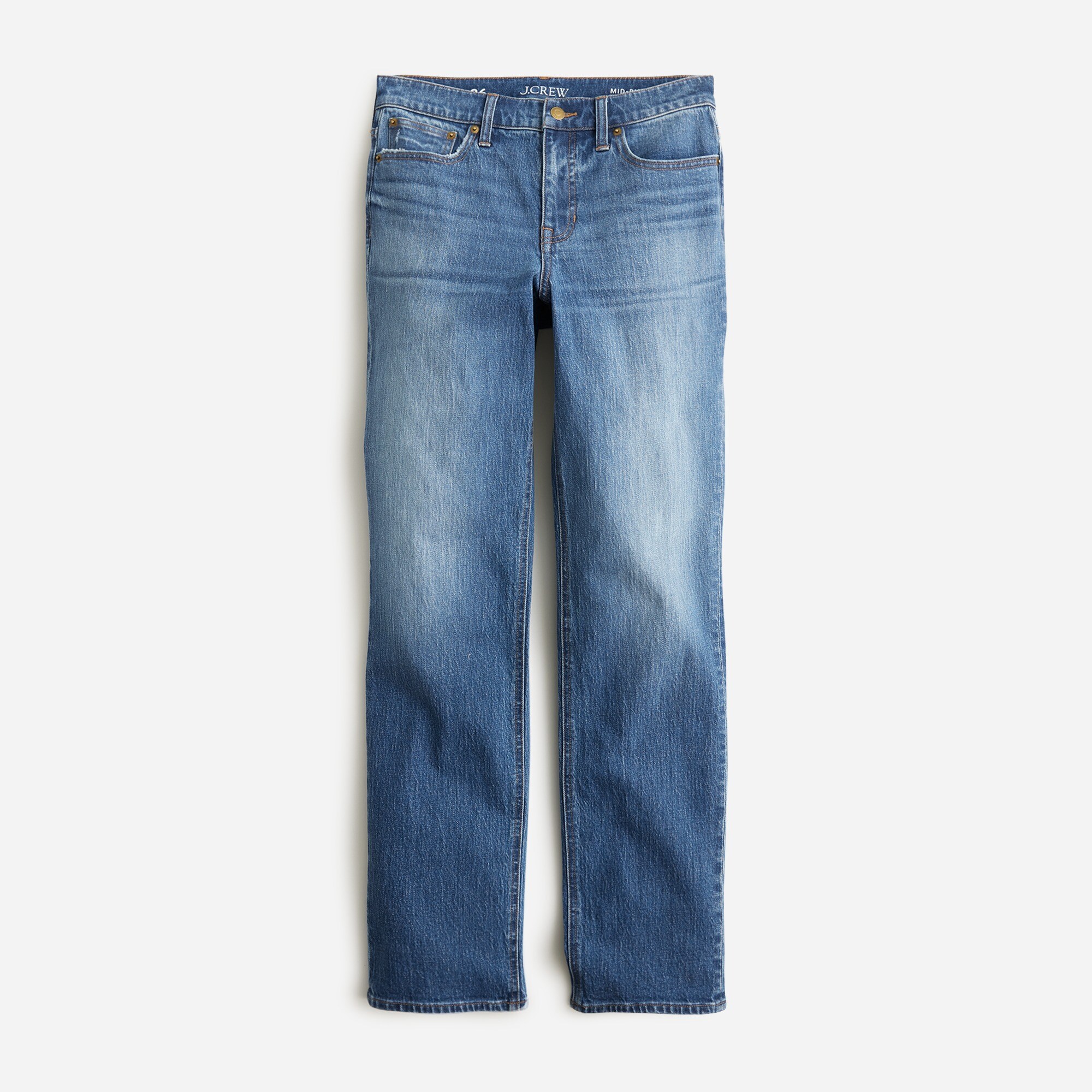  Petite mid-rise '90s classic straight-fit jean in Birchwood wash