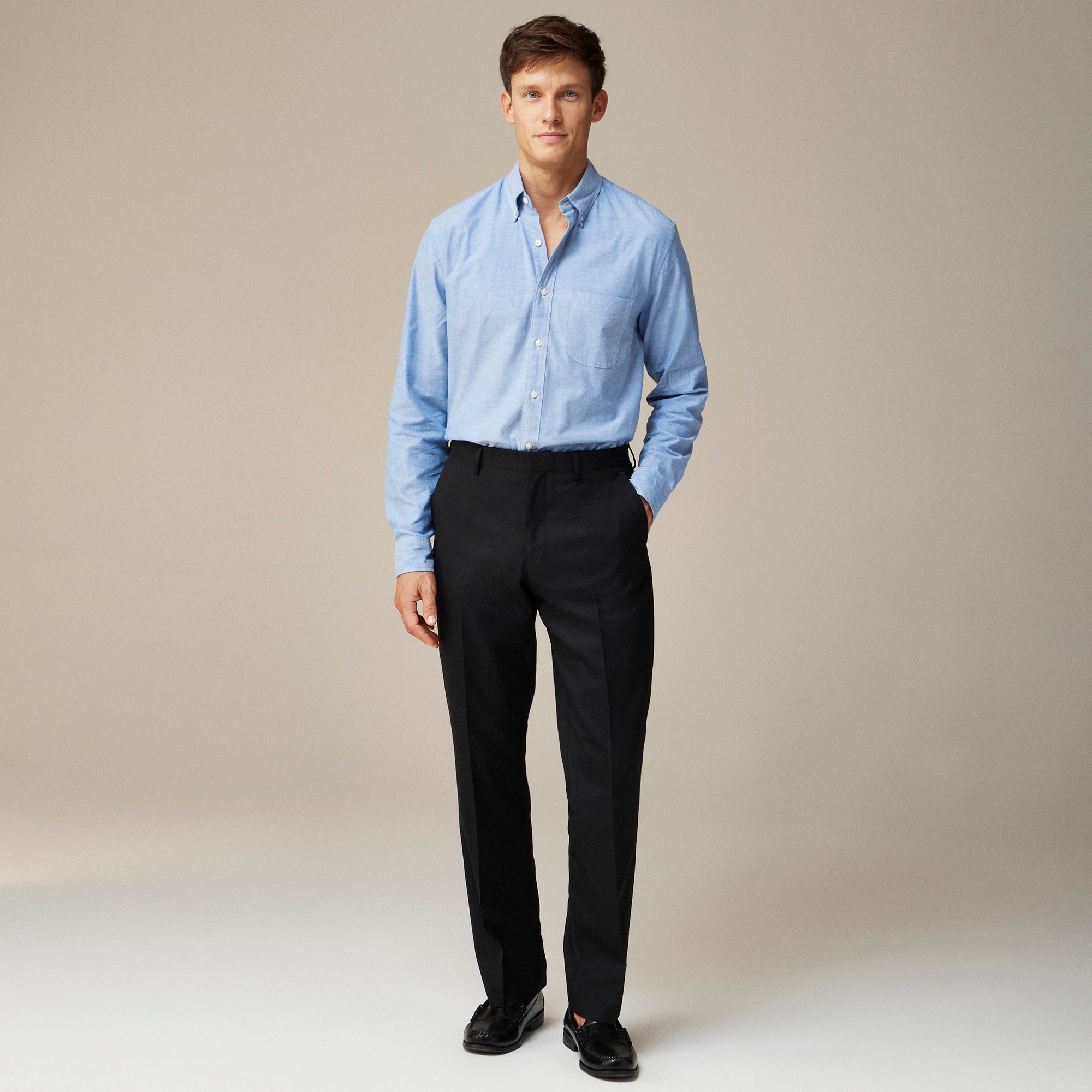 mens Crosby Classic-fit suit pant in Italian wool