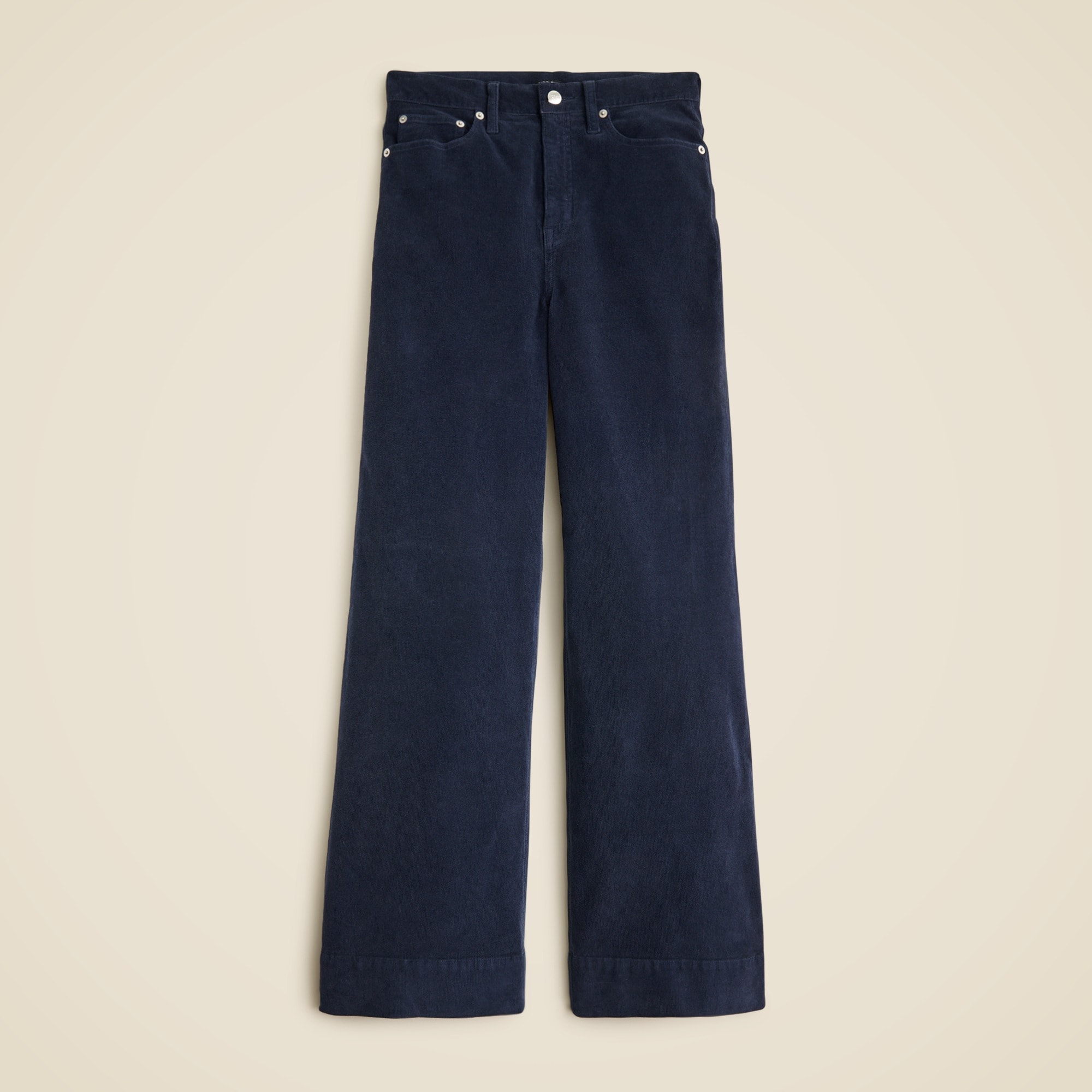  Wide-leg corduroy trouser