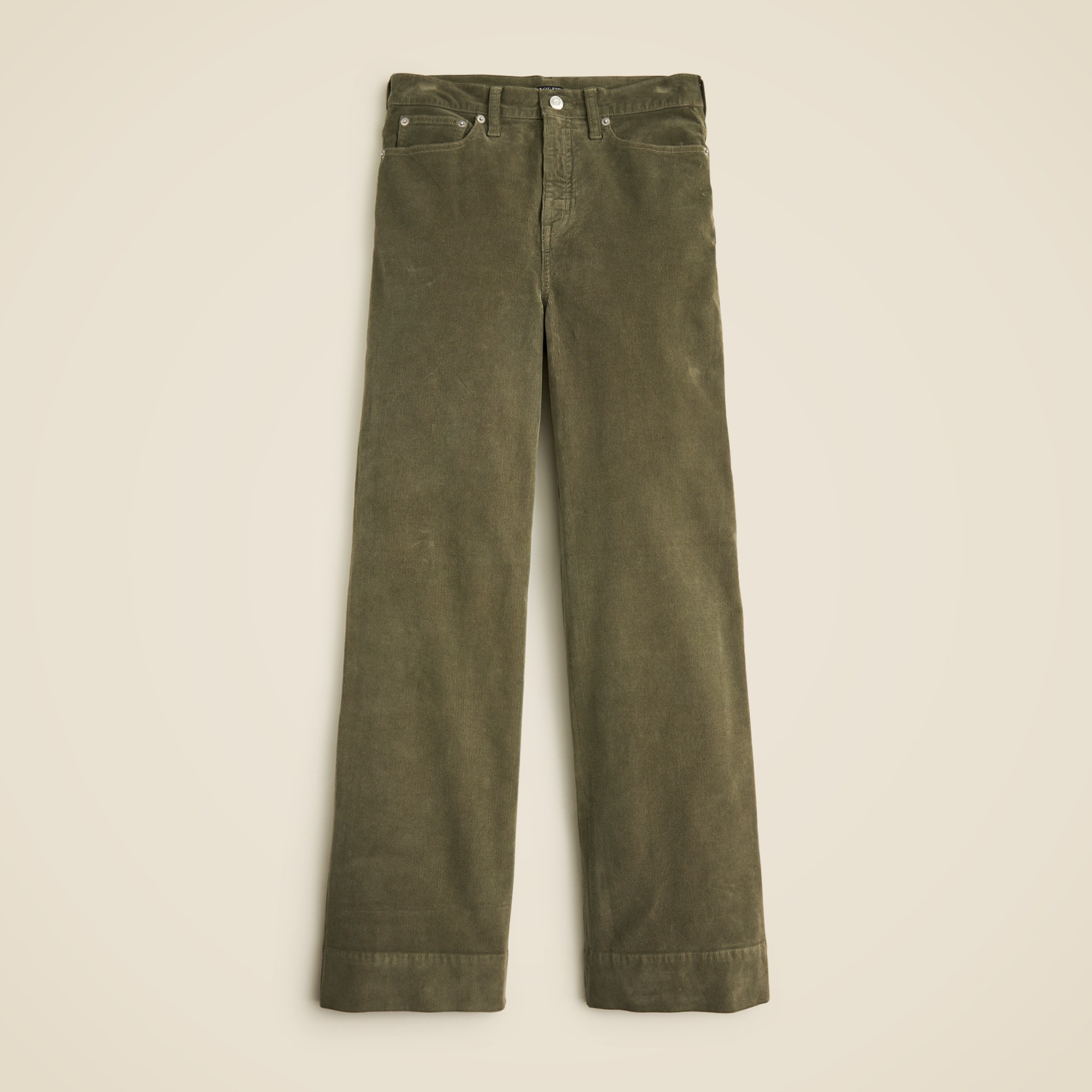  Wide-leg corduroy trouser