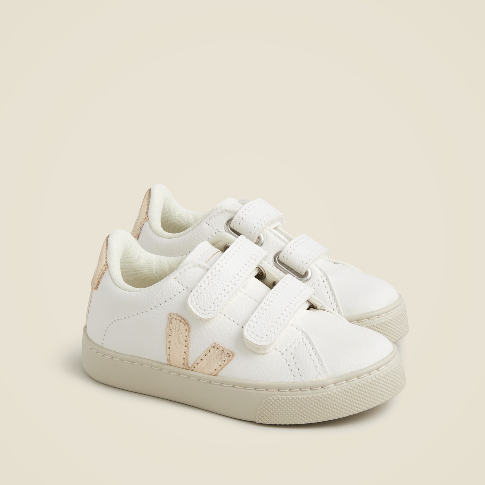 girls Kids' Veja&trade; Esplar metallic leather sneakers in smaller sizes