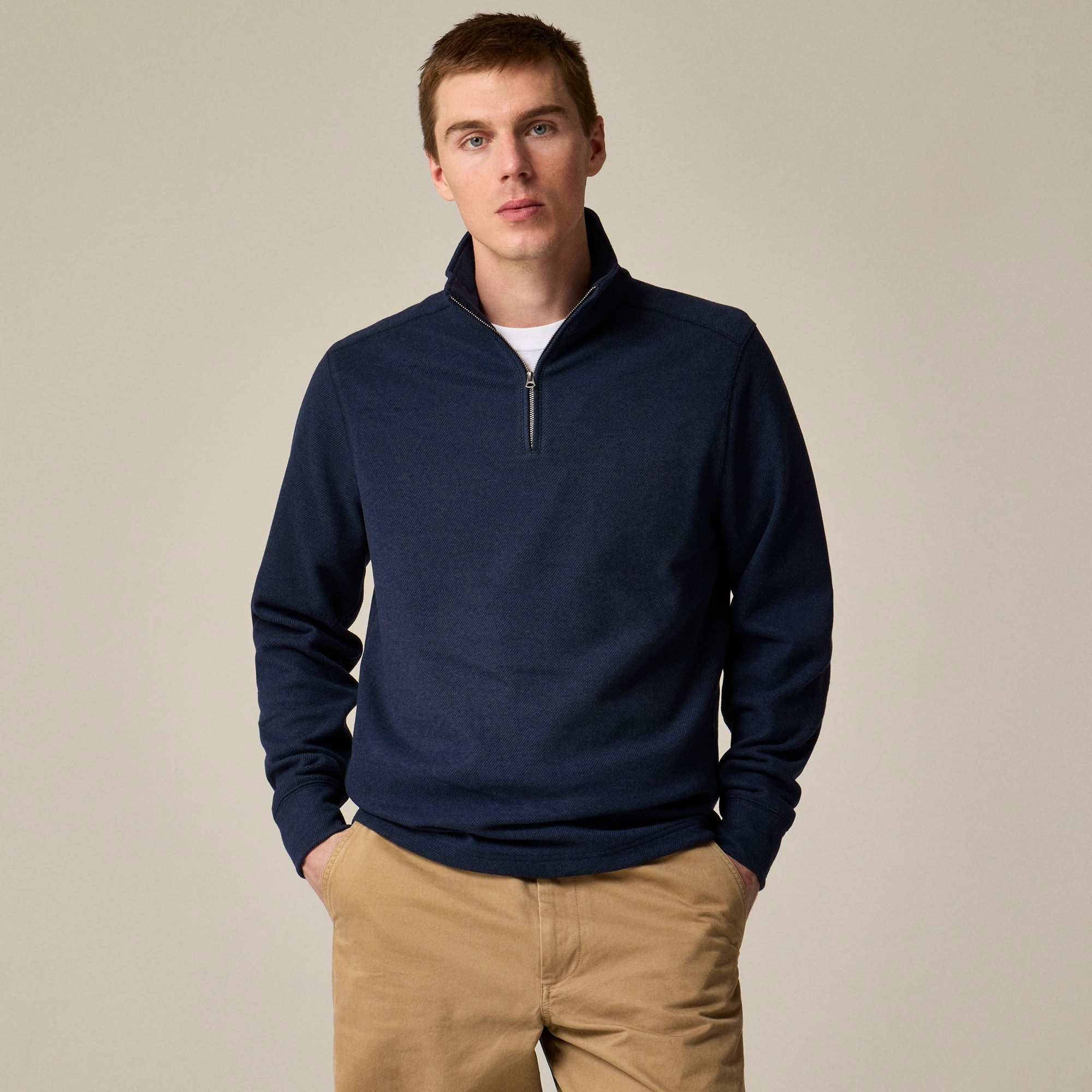 mens Seaboard soft-knit half-zip