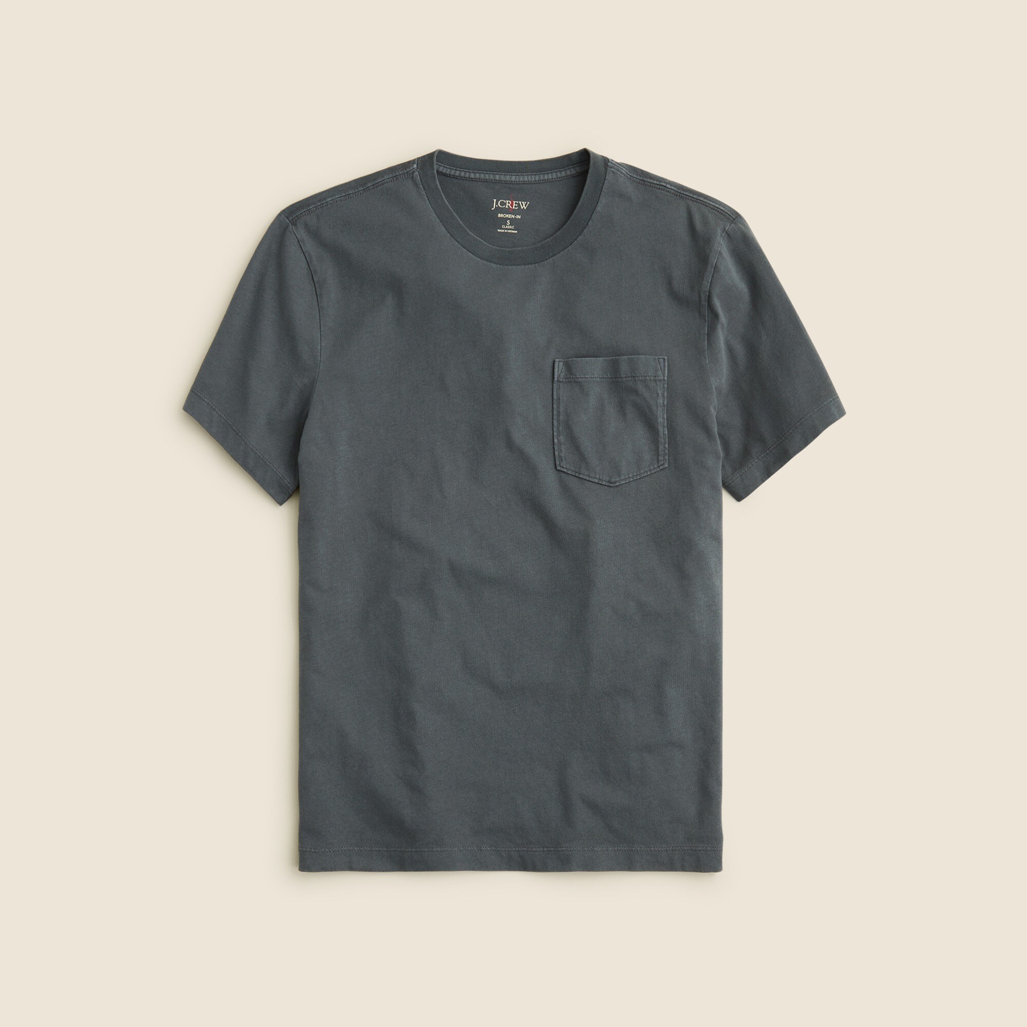 mens Broken-in pocket T-shirt