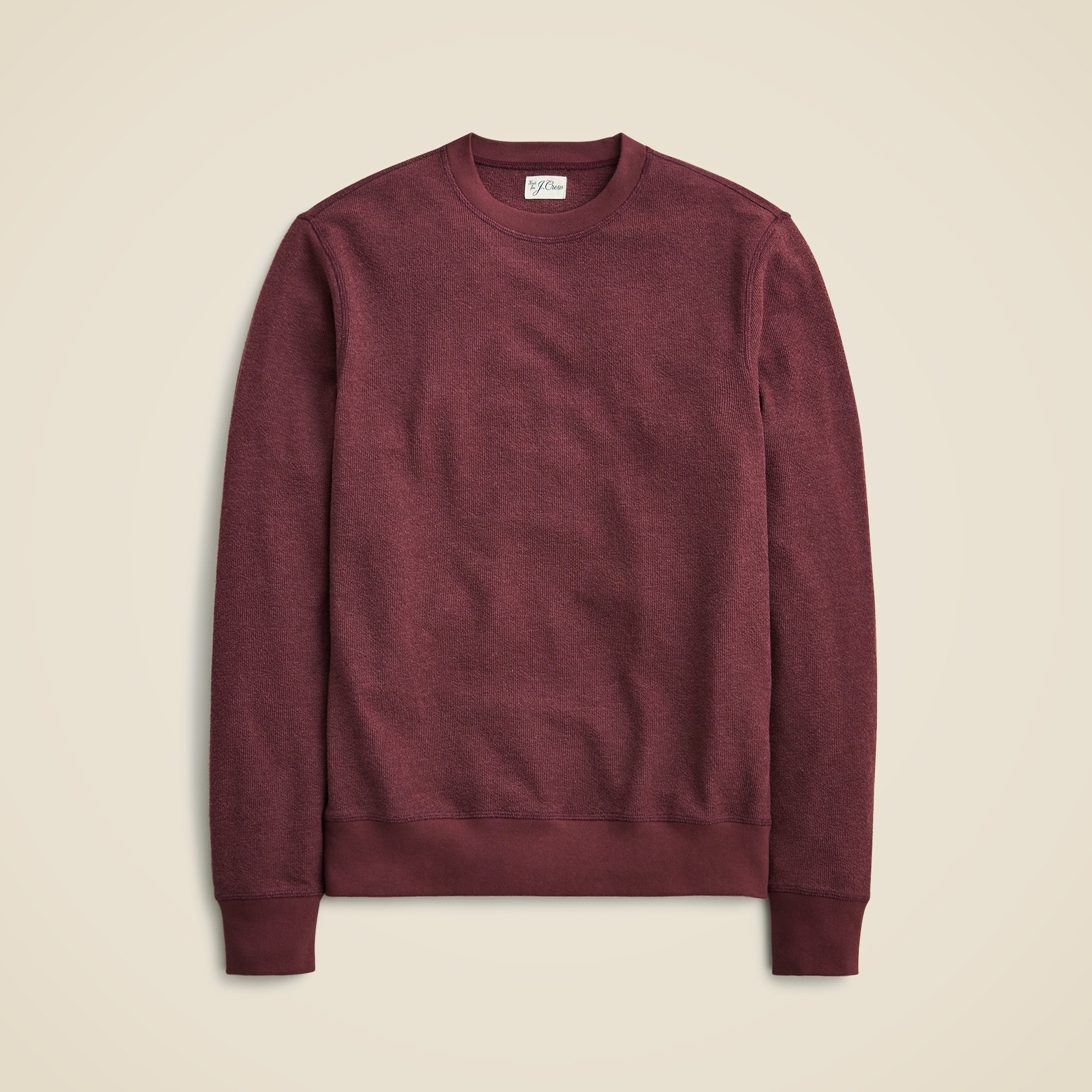 mens Long-sleeve textured sweater-tee