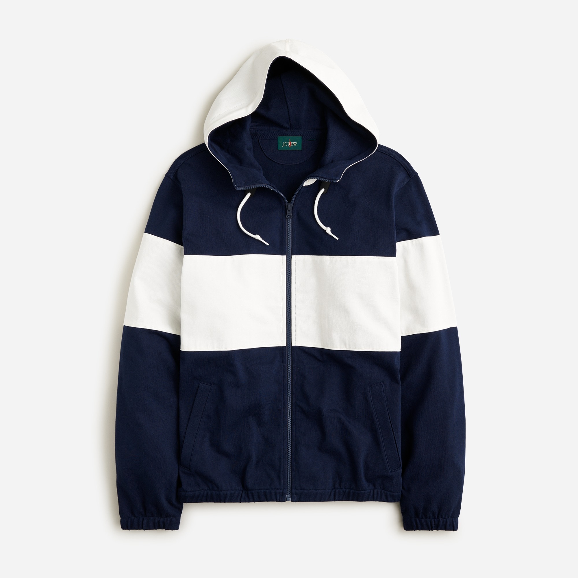  Full-zip rugby hoodie