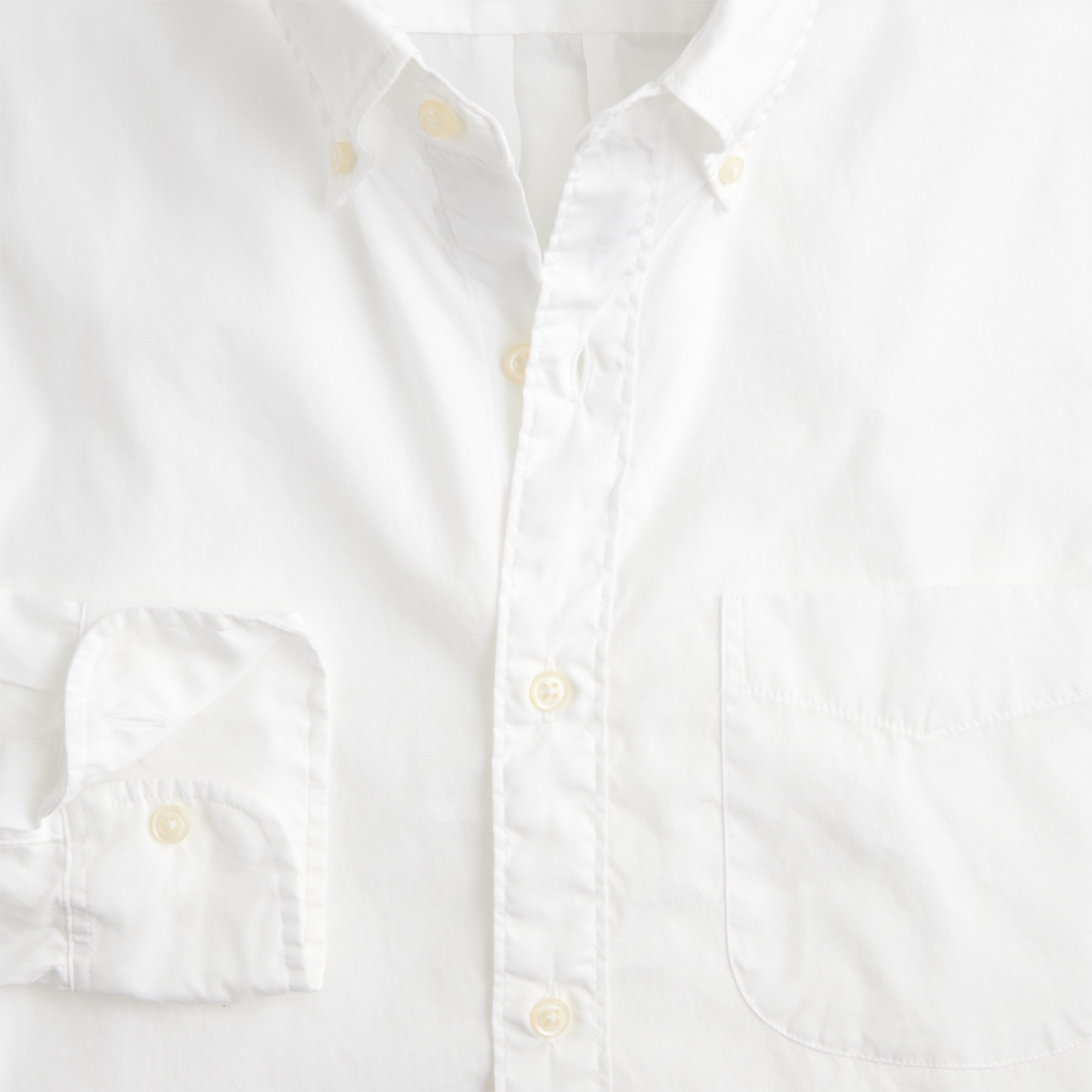 Secret Wash cotton poplin shirt