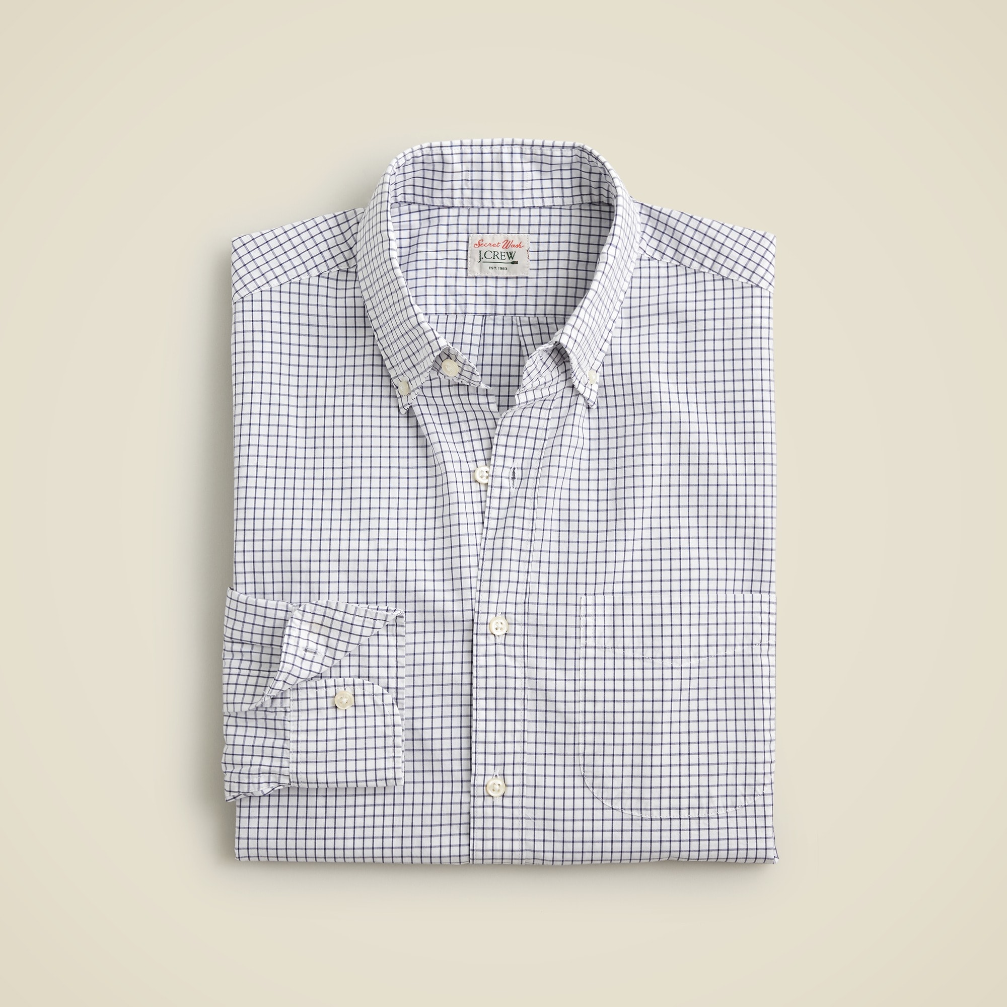  Secret Wash cotton poplin shirt