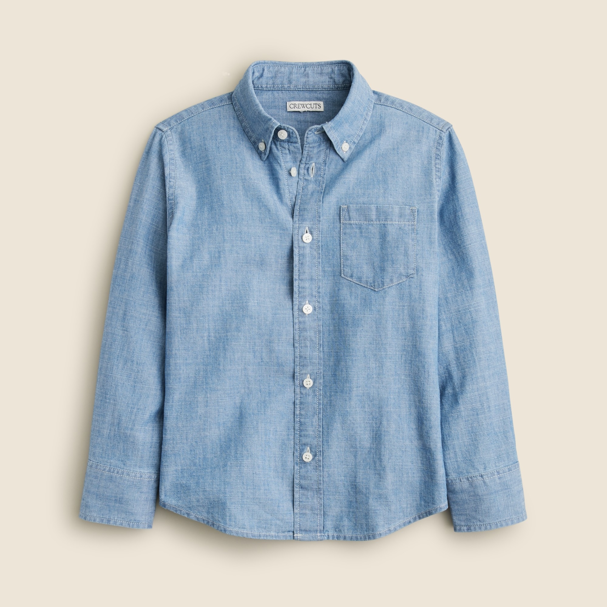 boys Kids' button-down chambray shirt