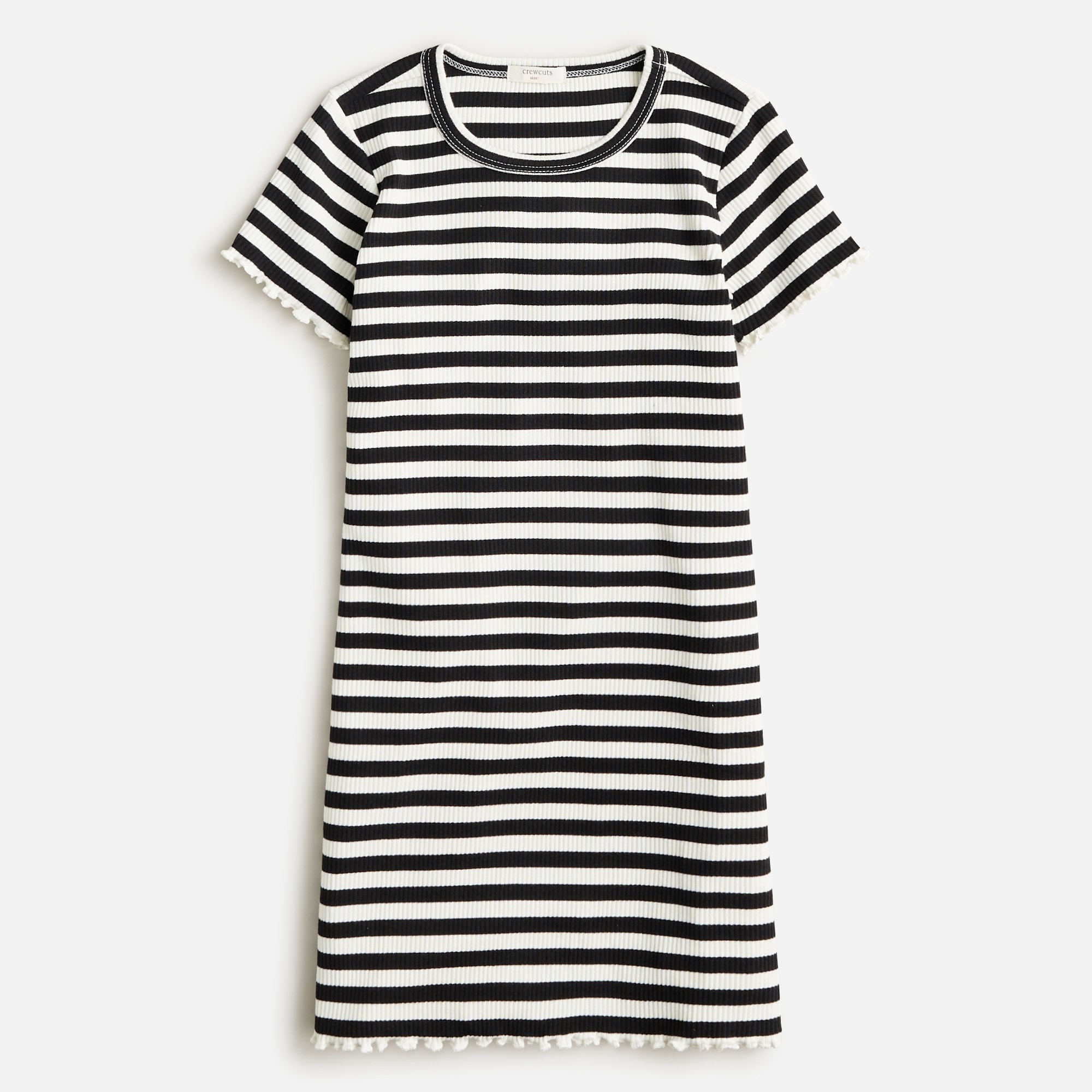  Girls' vintage rib T-shirt dress