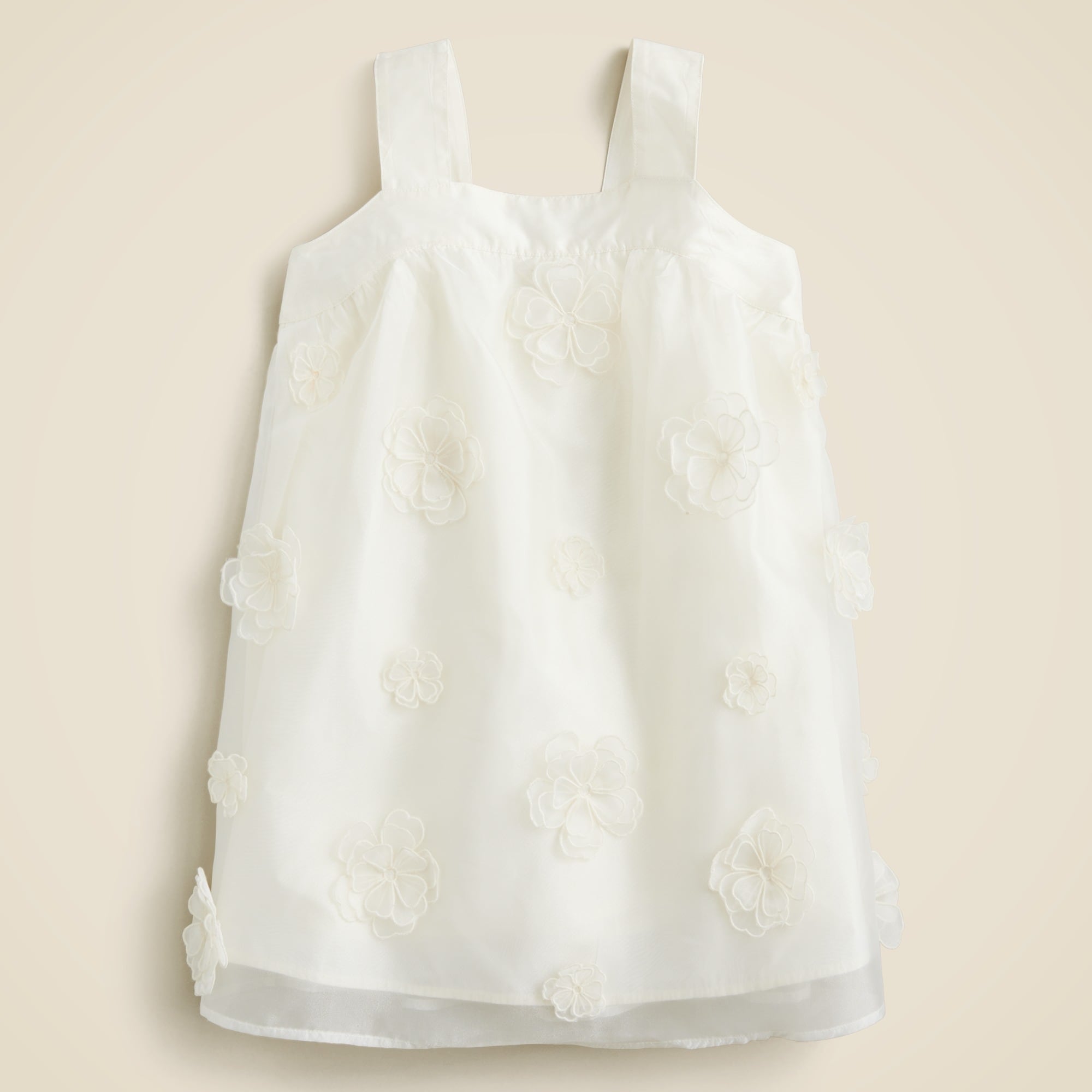 girls Girls' floral appliqu&eacute; dress in organza